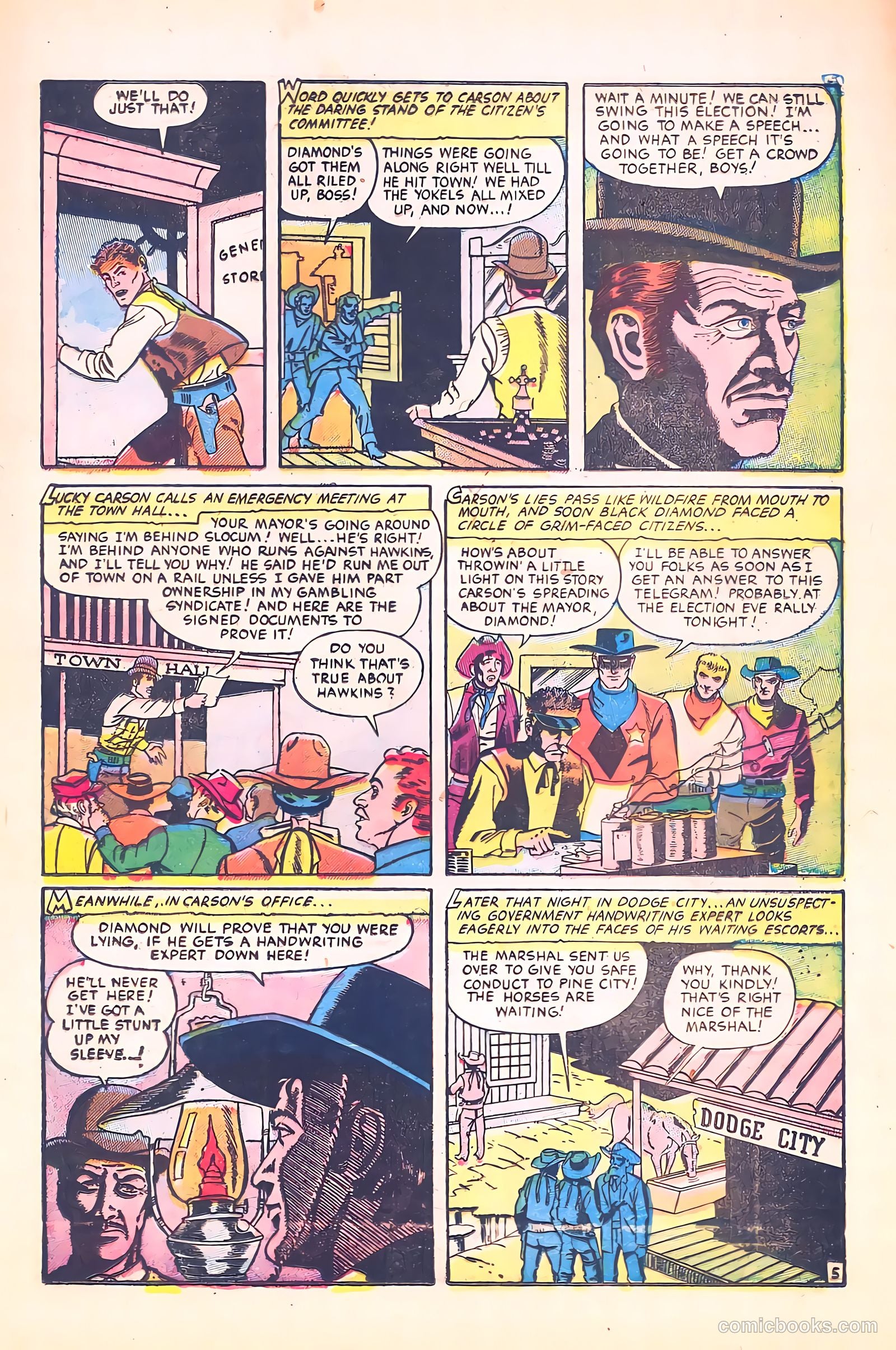Black Diamond Western #58 (1955) — page 15 of 36