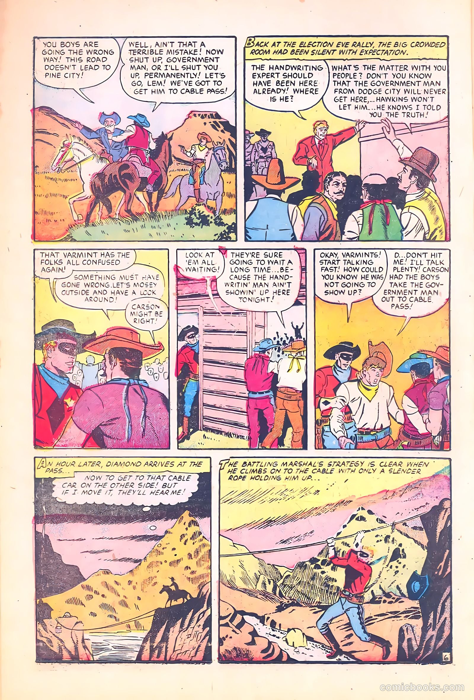 Black Diamond Western #58 (1955) — page 16 of 36