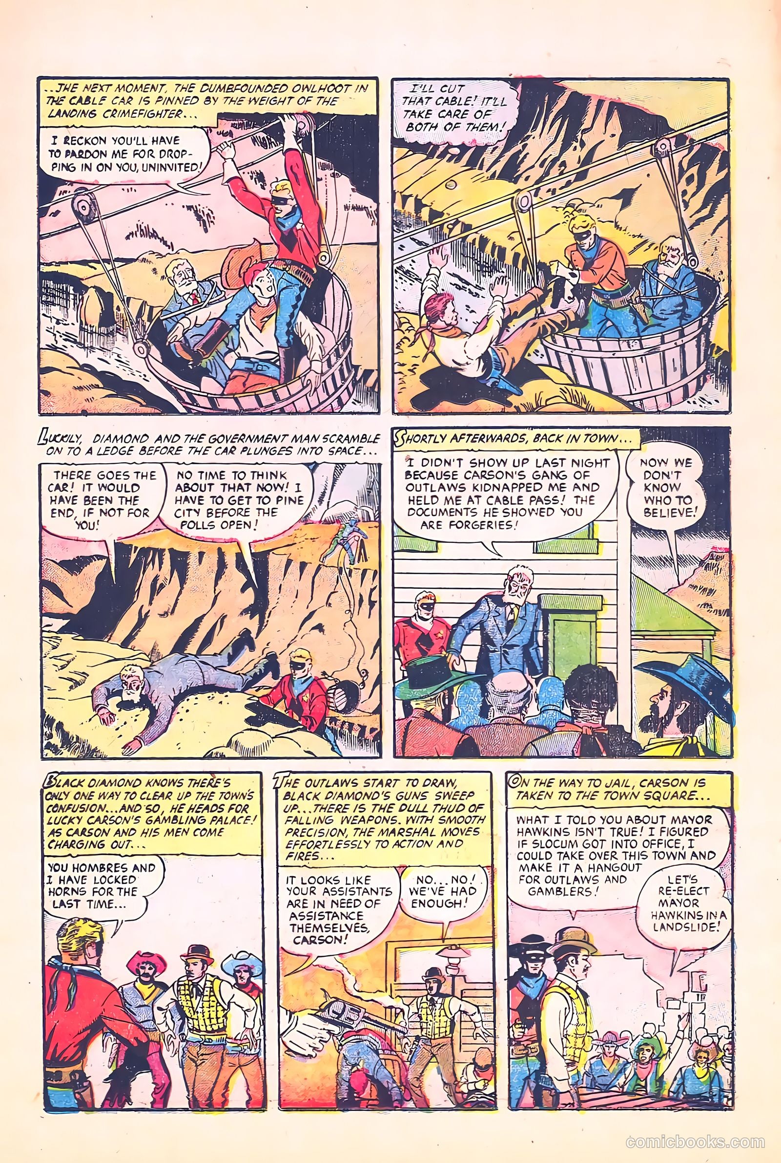 Black Diamond Western #58 (1955) — page 17 of 36