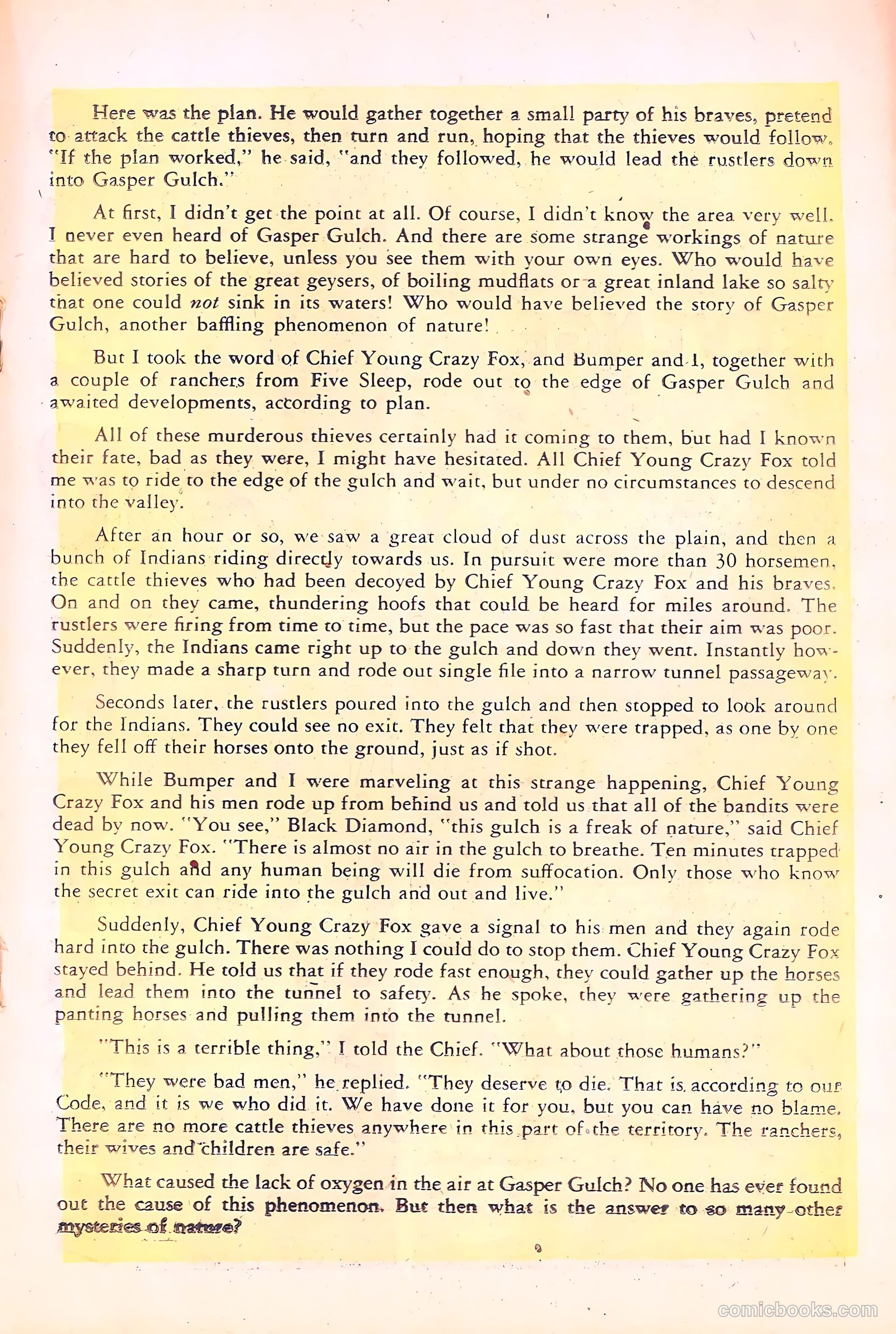 Black Diamond Western #58 (1955) — page 19 of 36