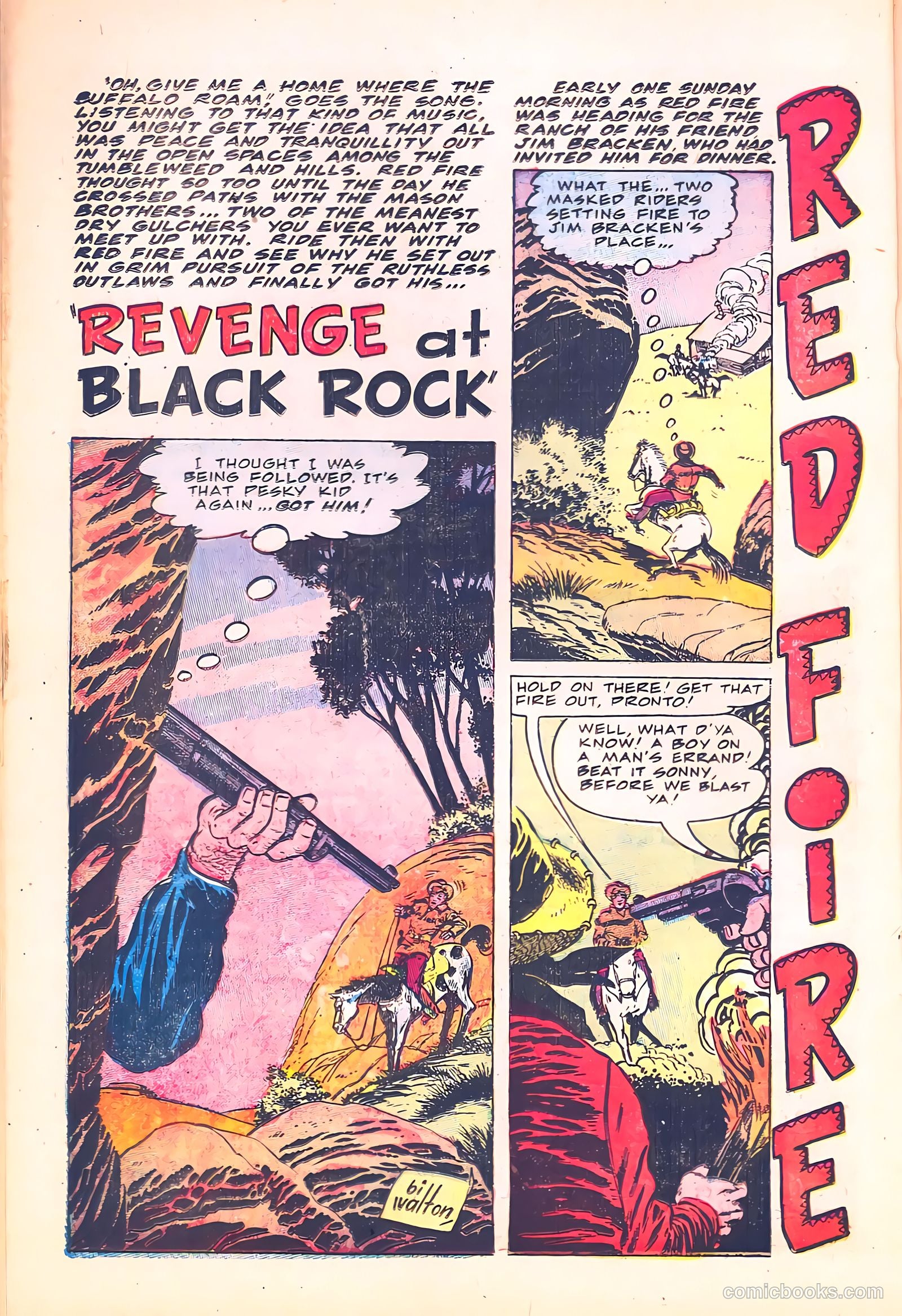 Black Diamond Western #58 (1955) — page 20 of 36