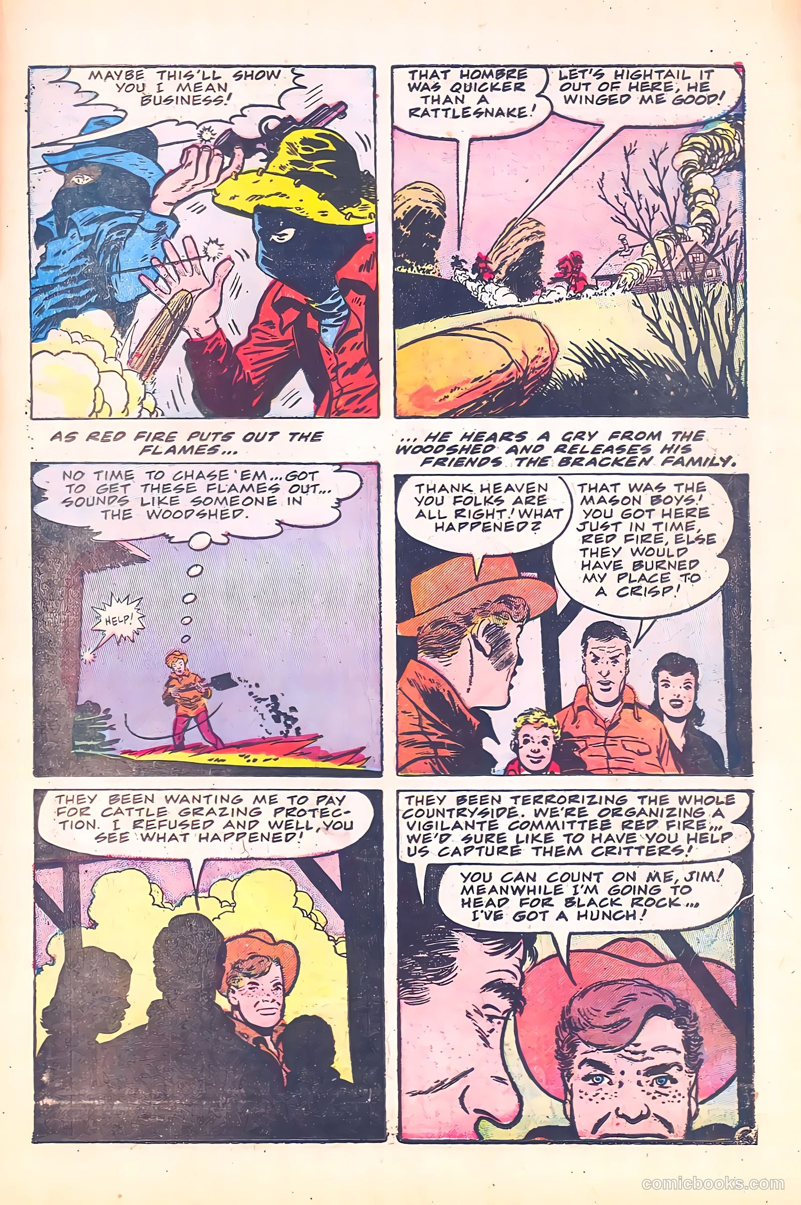 Black Diamond Western #58 (1955) — page 21 of 36