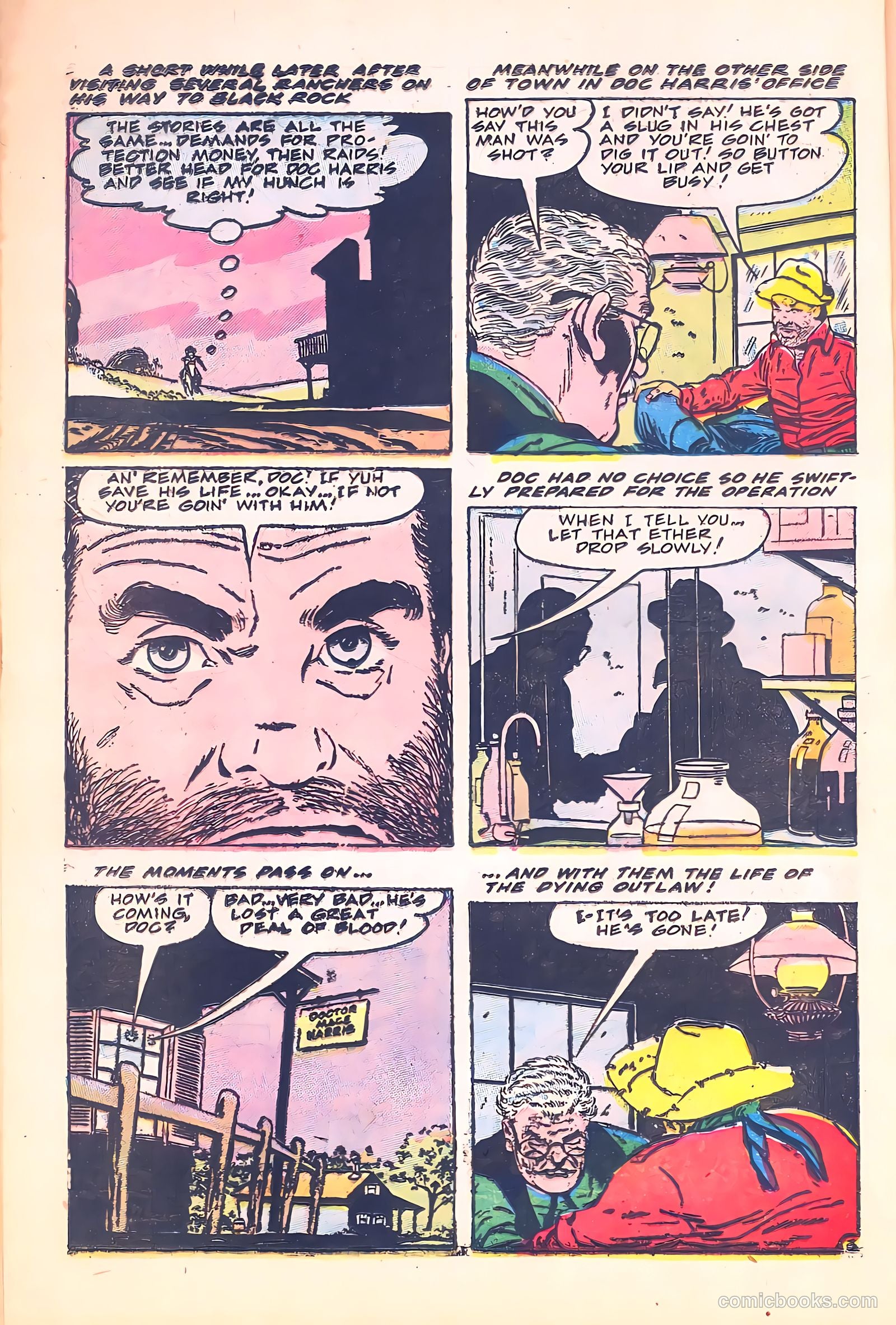 Black Diamond Western #58 (1955) — page 22 of 36