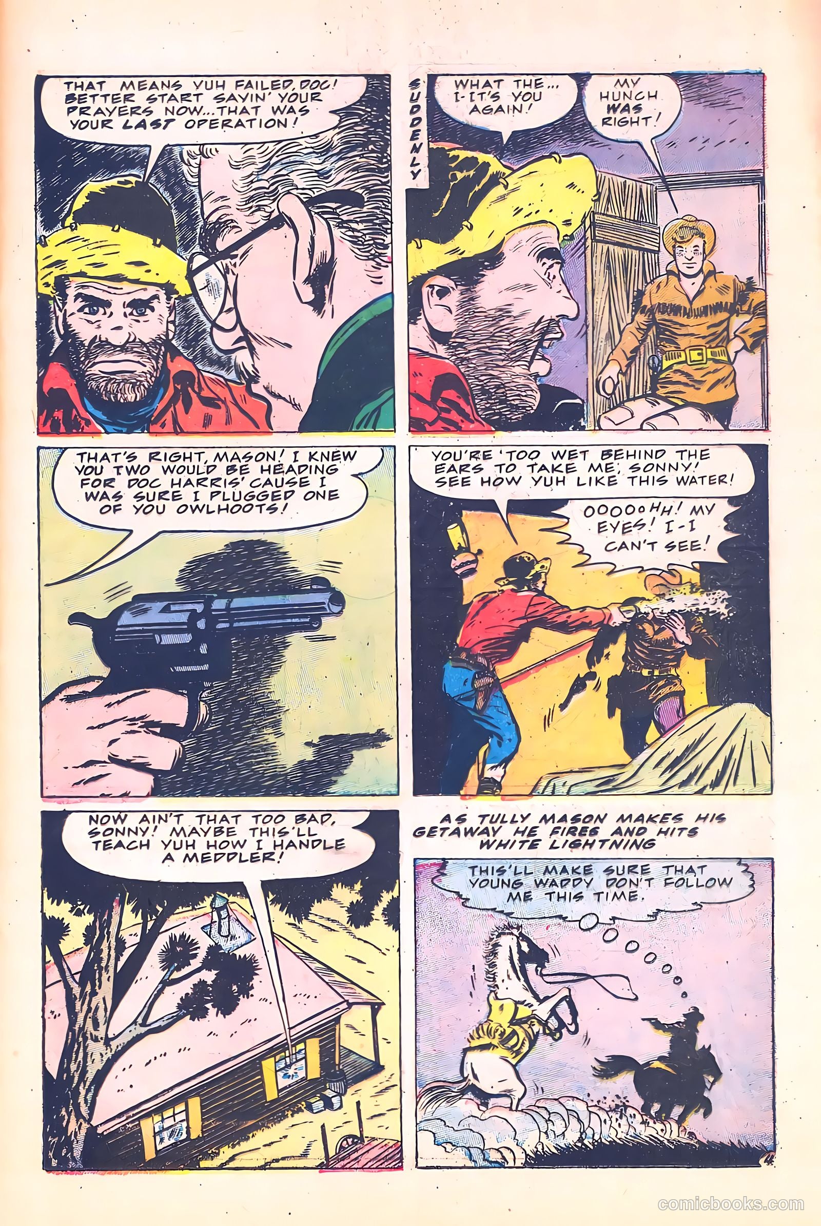 Black Diamond Western #58 (1955) — page 23 of 36
