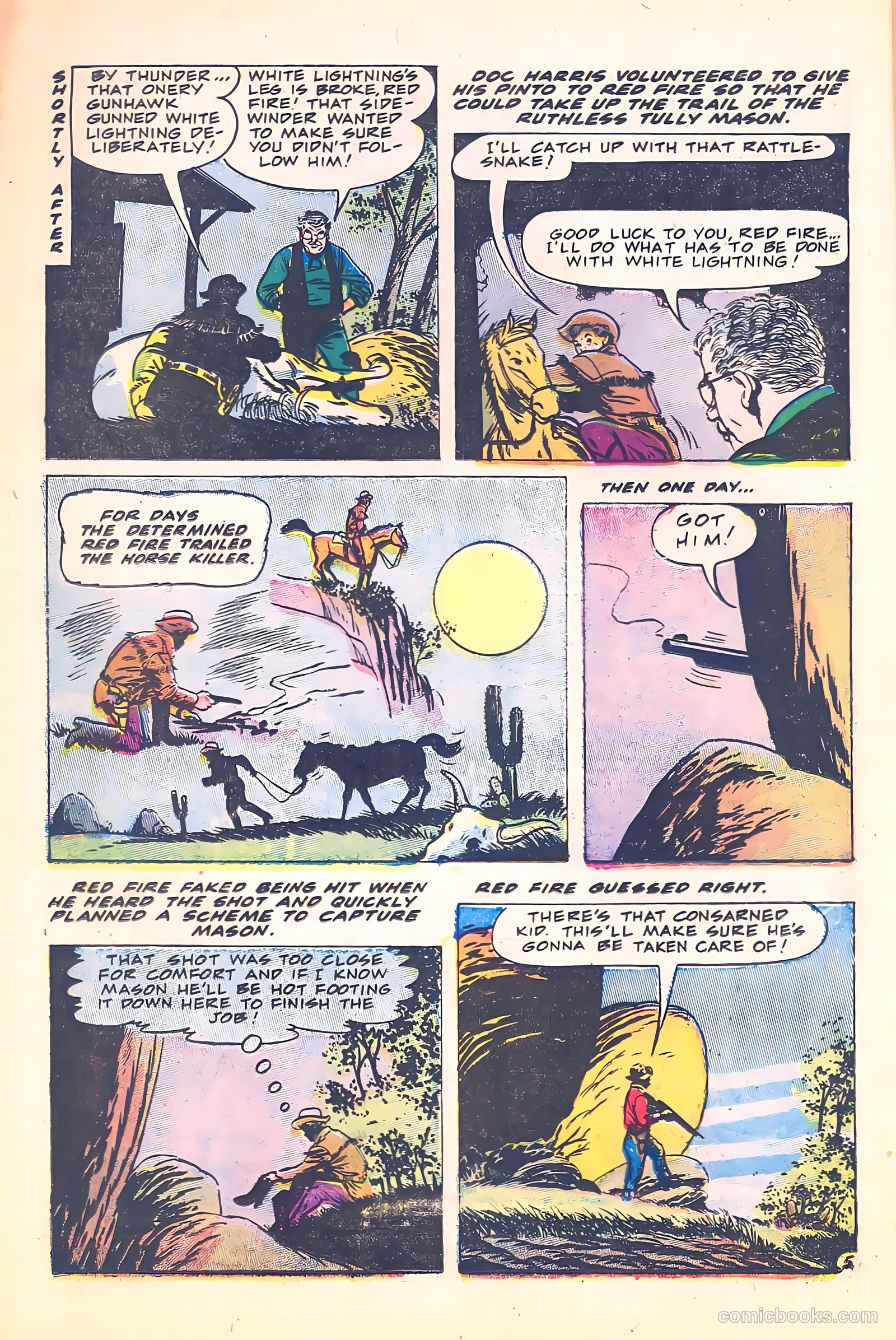 Black Diamond Western #58 (1955) — page 24 of 36