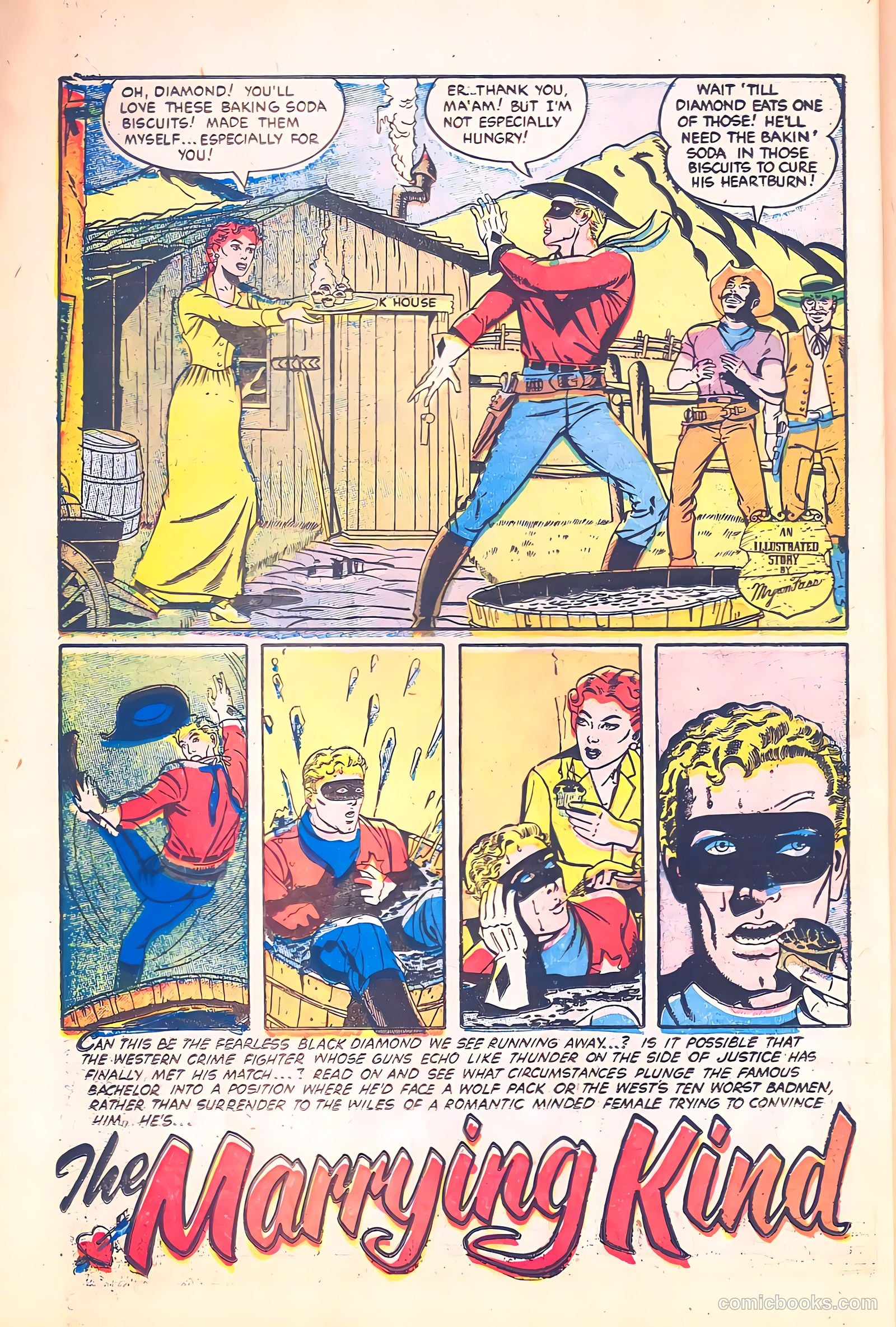 Black Diamond Western #58 (1955) — page 26 of 36