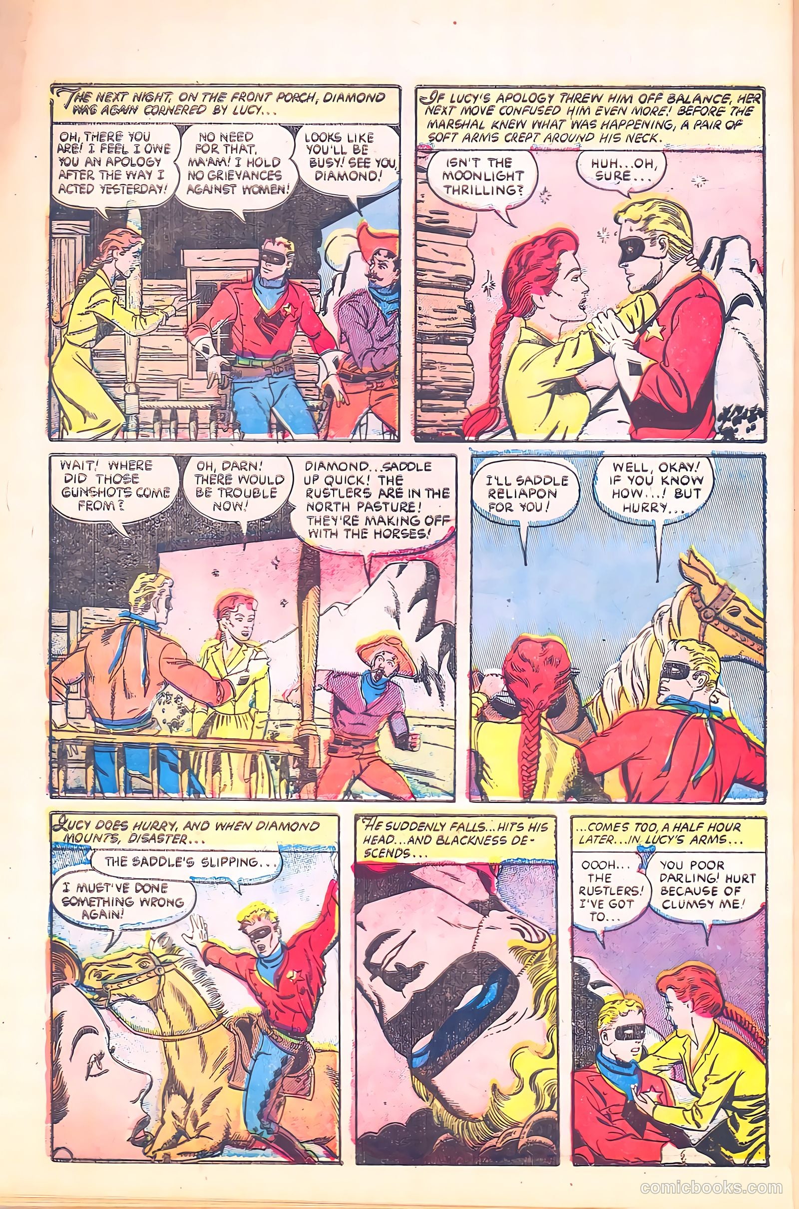 Black Diamond Western #58 (1955) — page 28 of 36