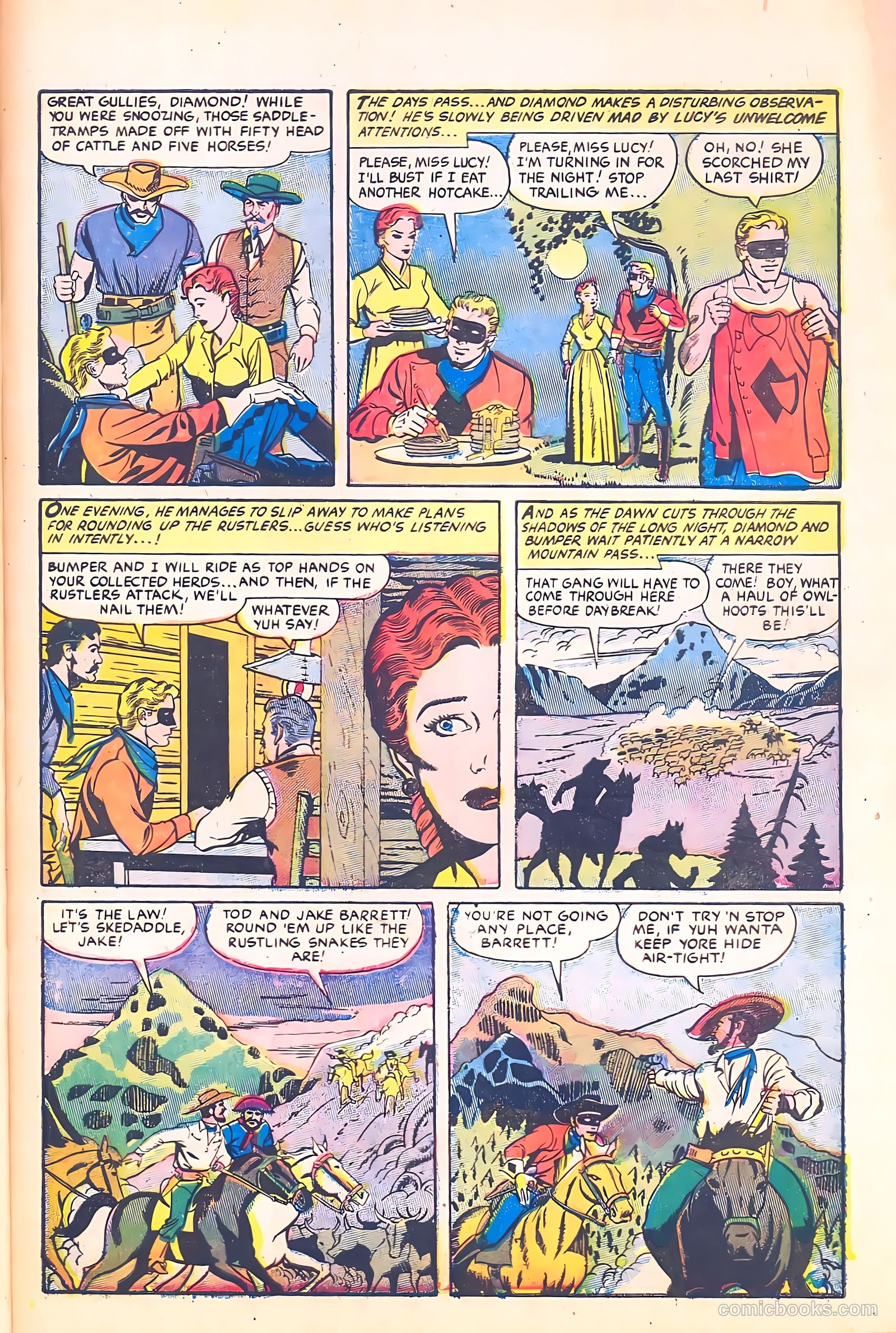 Black Diamond Western #58 (1955) — page 29 of 36