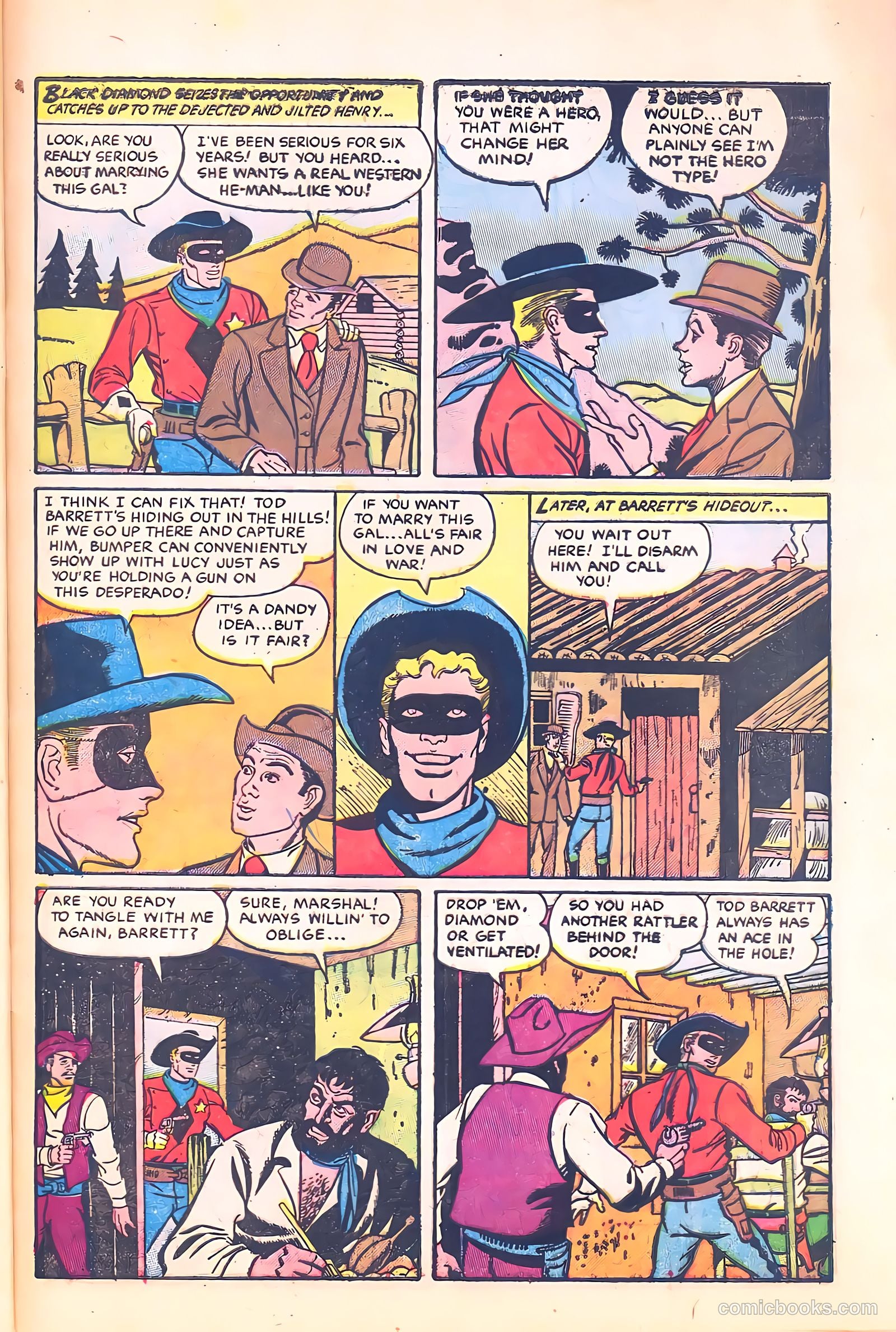 Black Diamond Western #58 (1955) — page 31 of 36