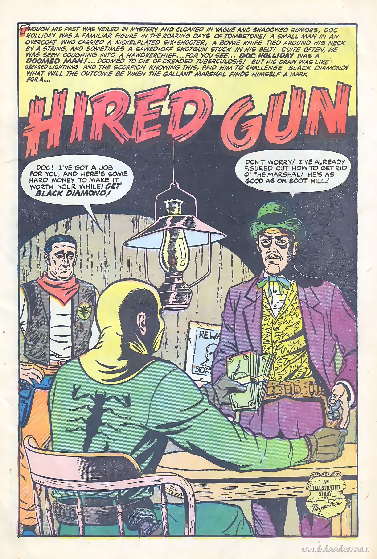 Black Diamond Western #59 (1955) — page 3 of 36