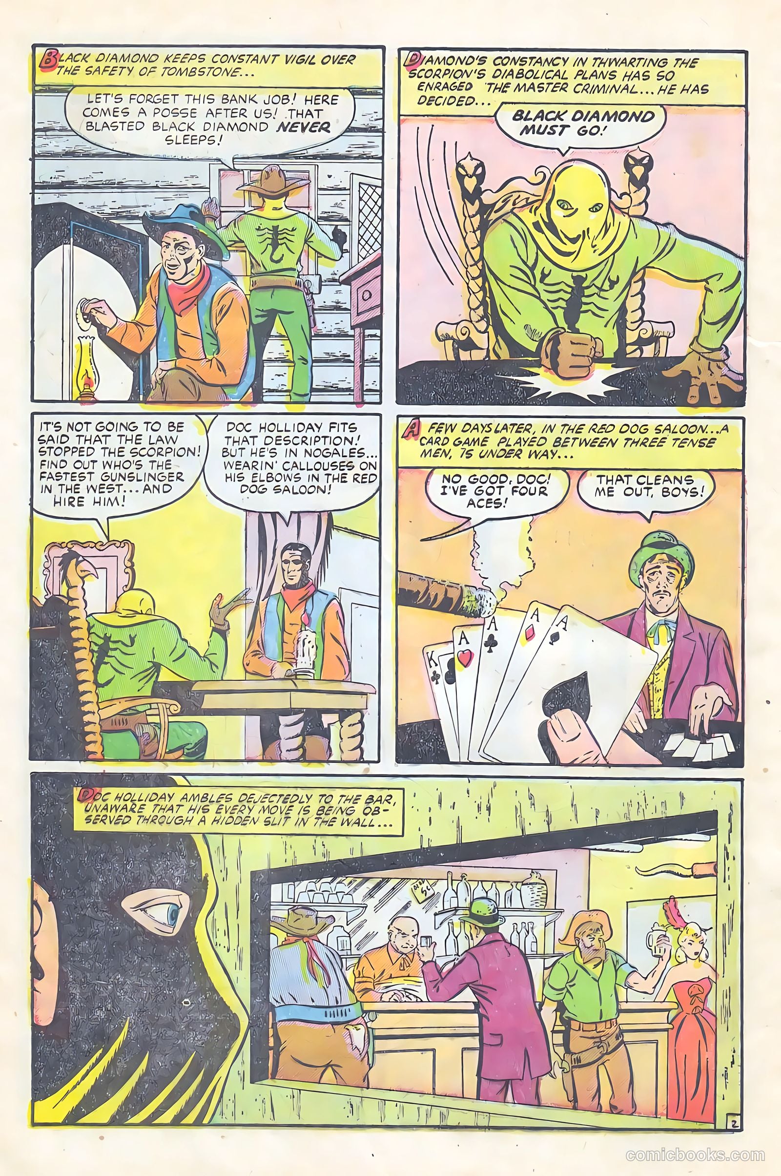 Black Diamond Western #59 (1955) — page 4 of 36