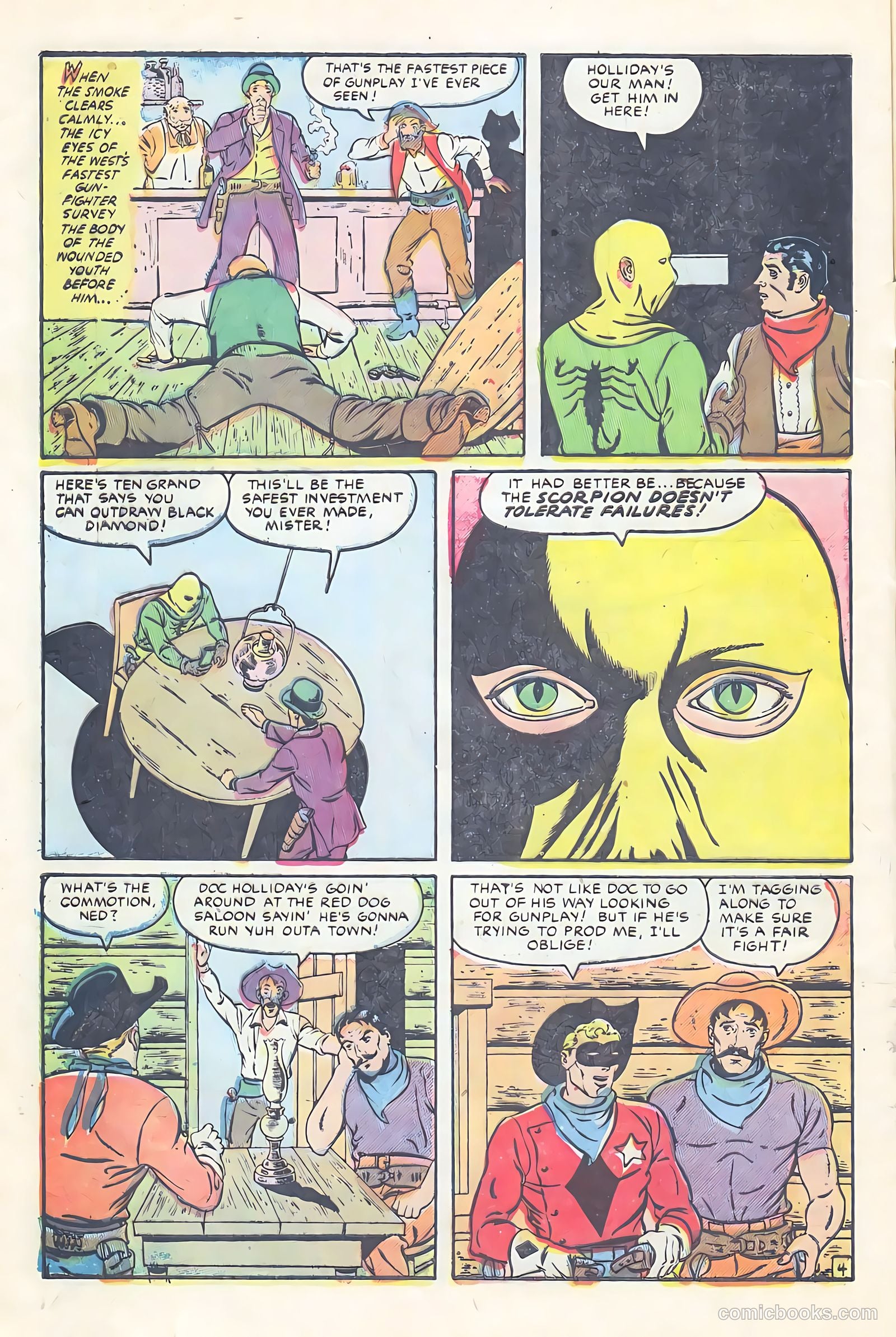 Black Diamond Western #59 (1955) — page 6 of 36
