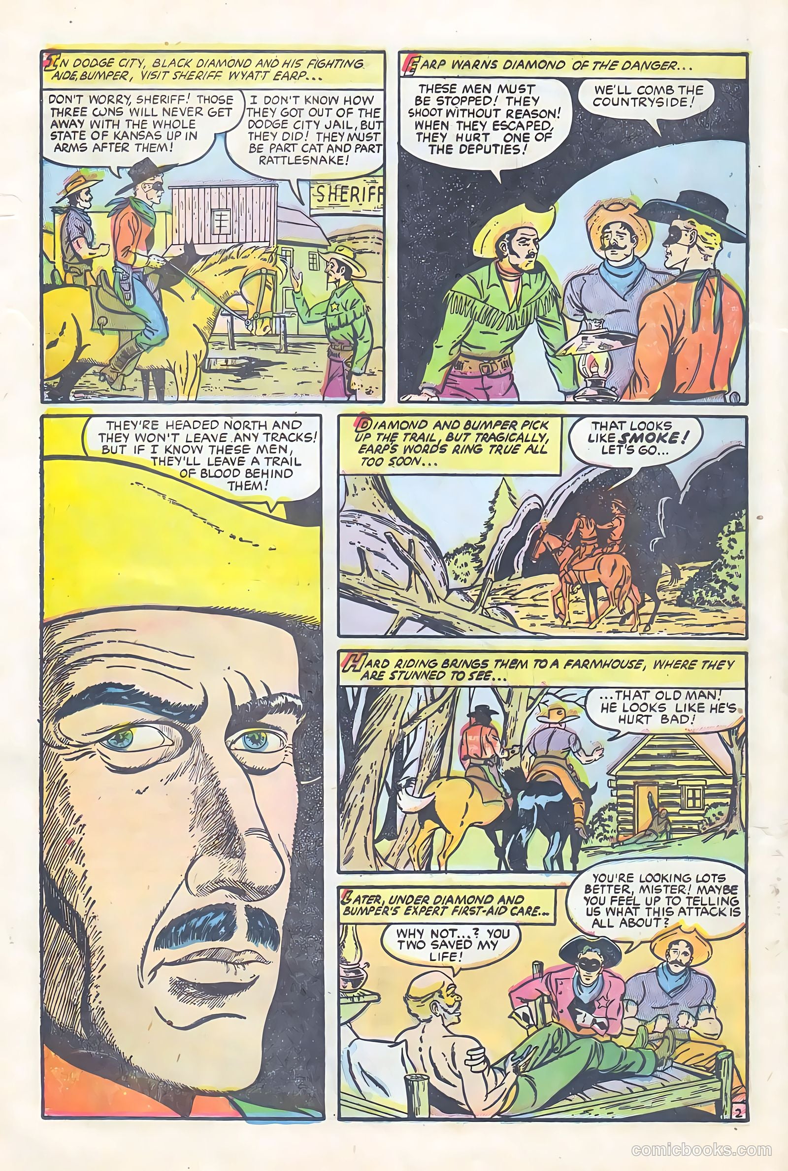 Black Diamond Western #59 (1955) — page 12 of 36