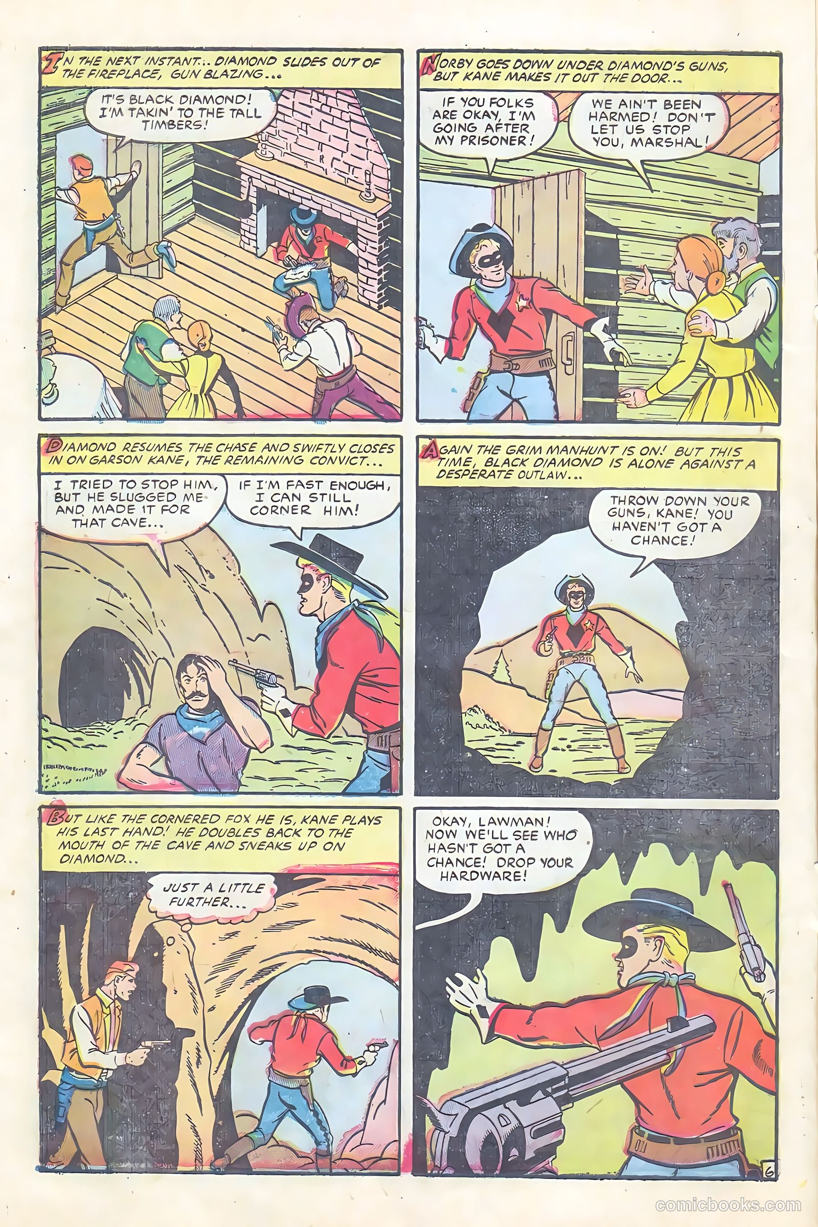 Black Diamond Western #59 (1955) — page 16 of 36
