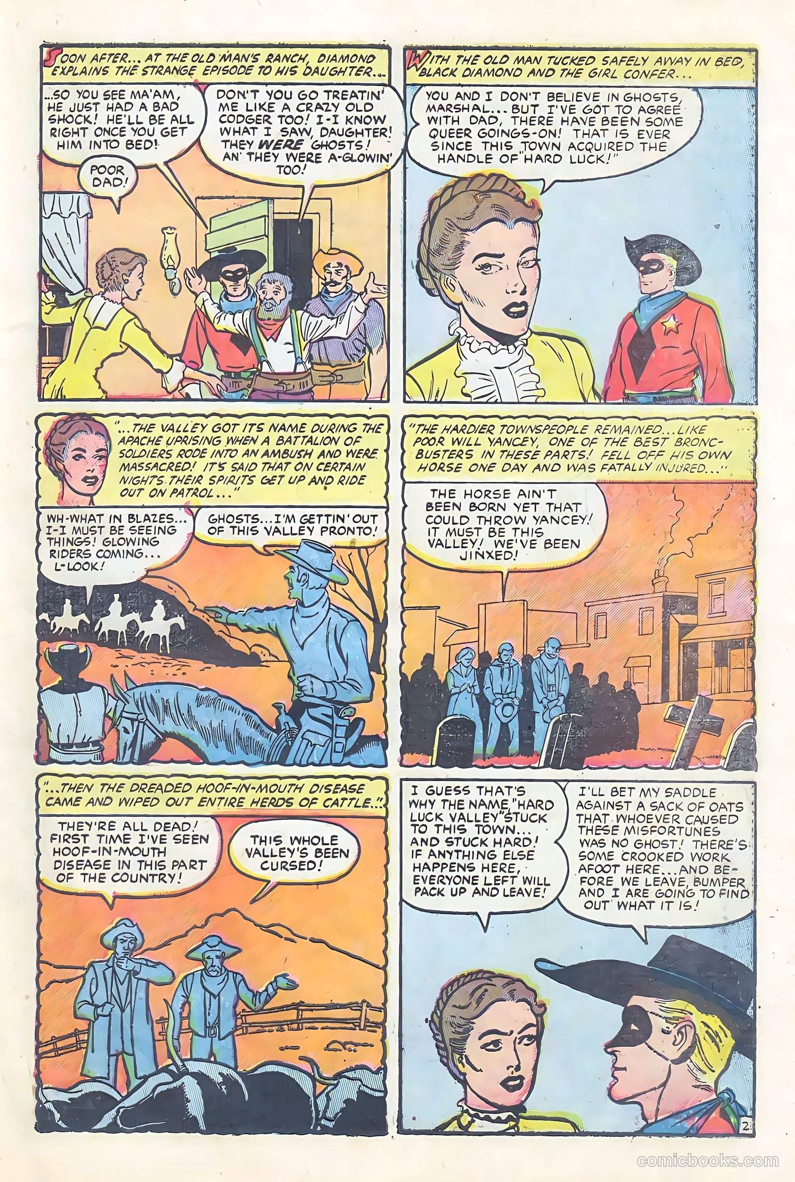 Black Diamond Western #59 (1955) — page 21 of 36