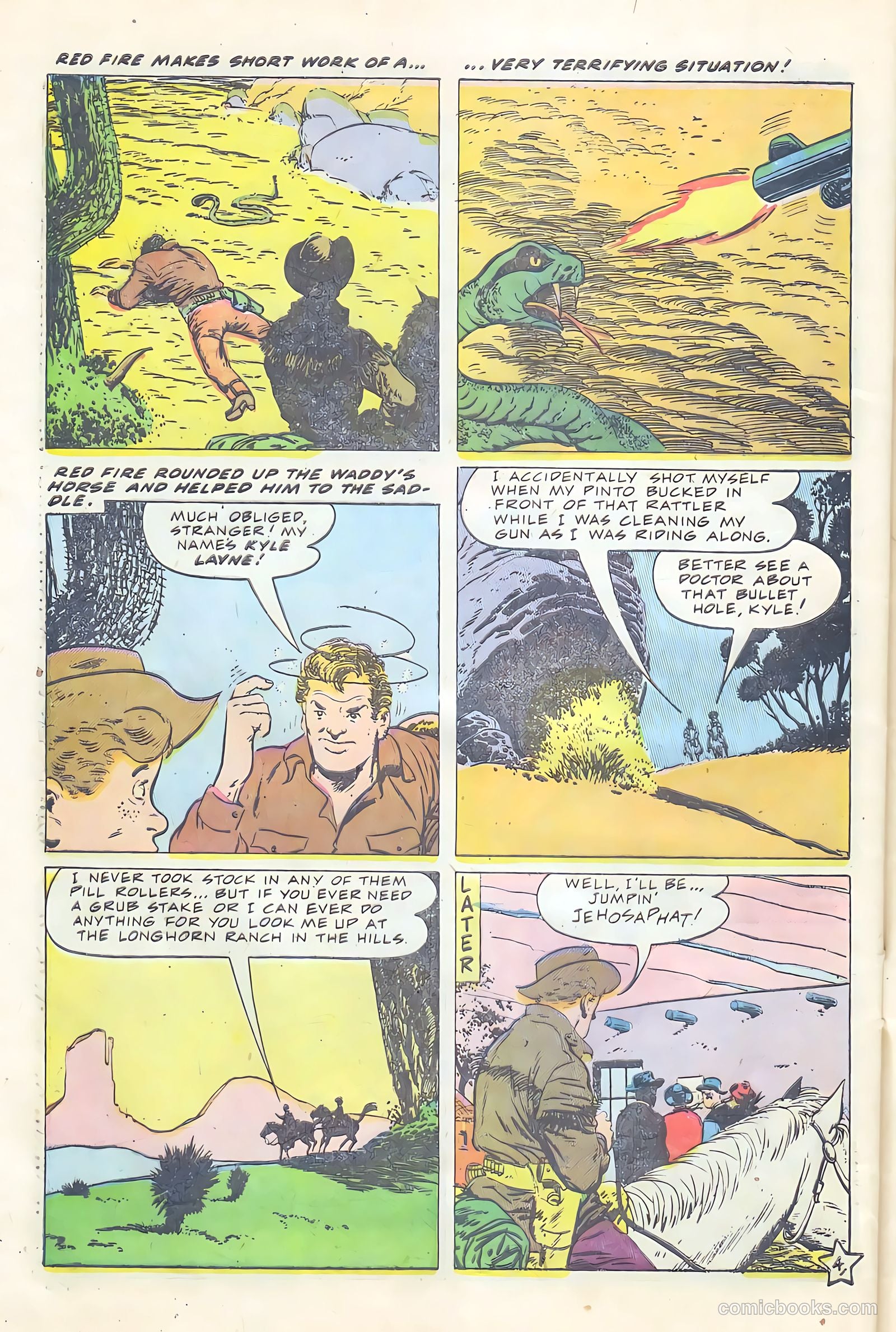 Black Diamond Western #59 (1955) — page 30 of 36