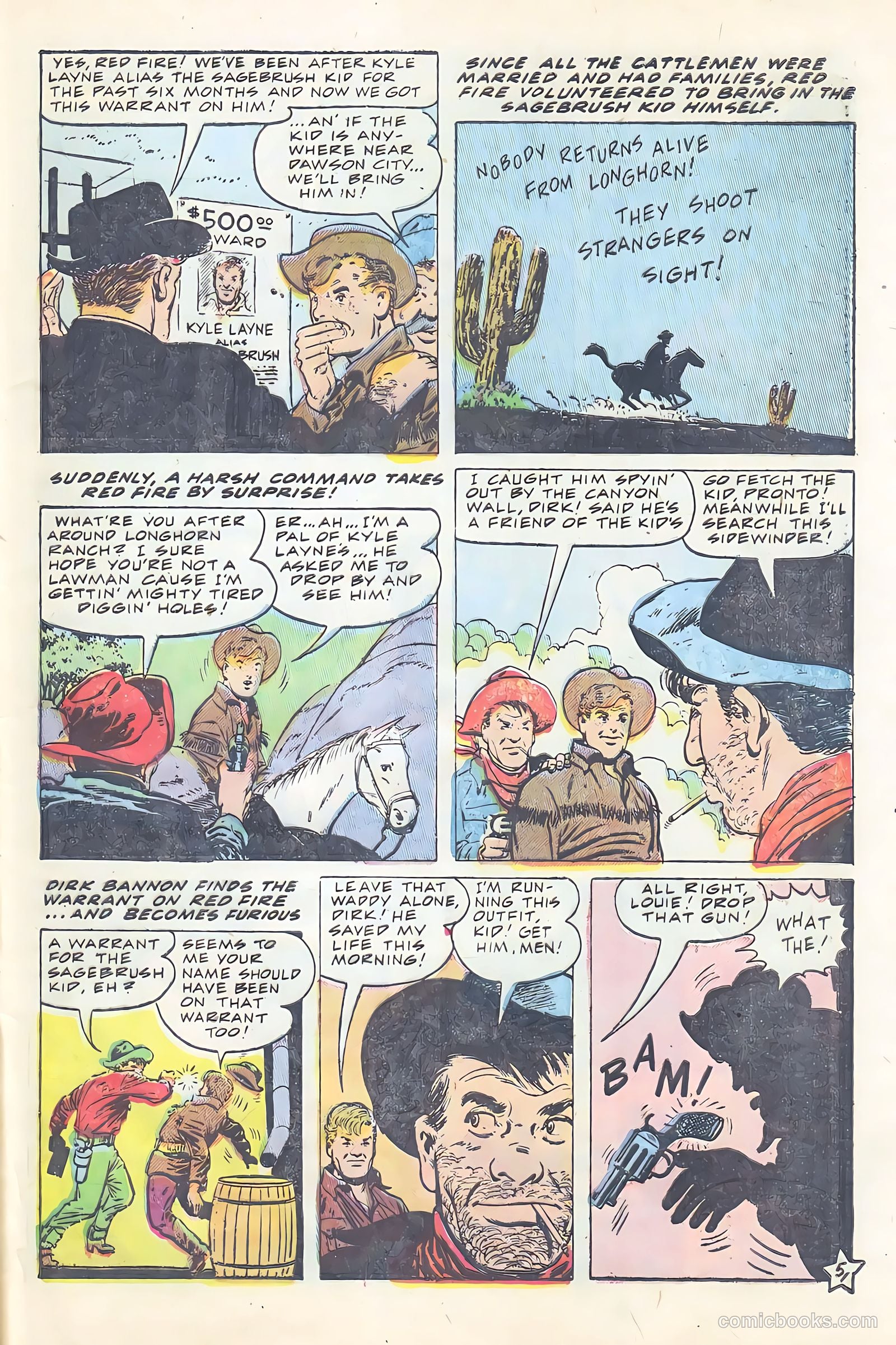 Black Diamond Western #59 (1955) — page 31 of 36