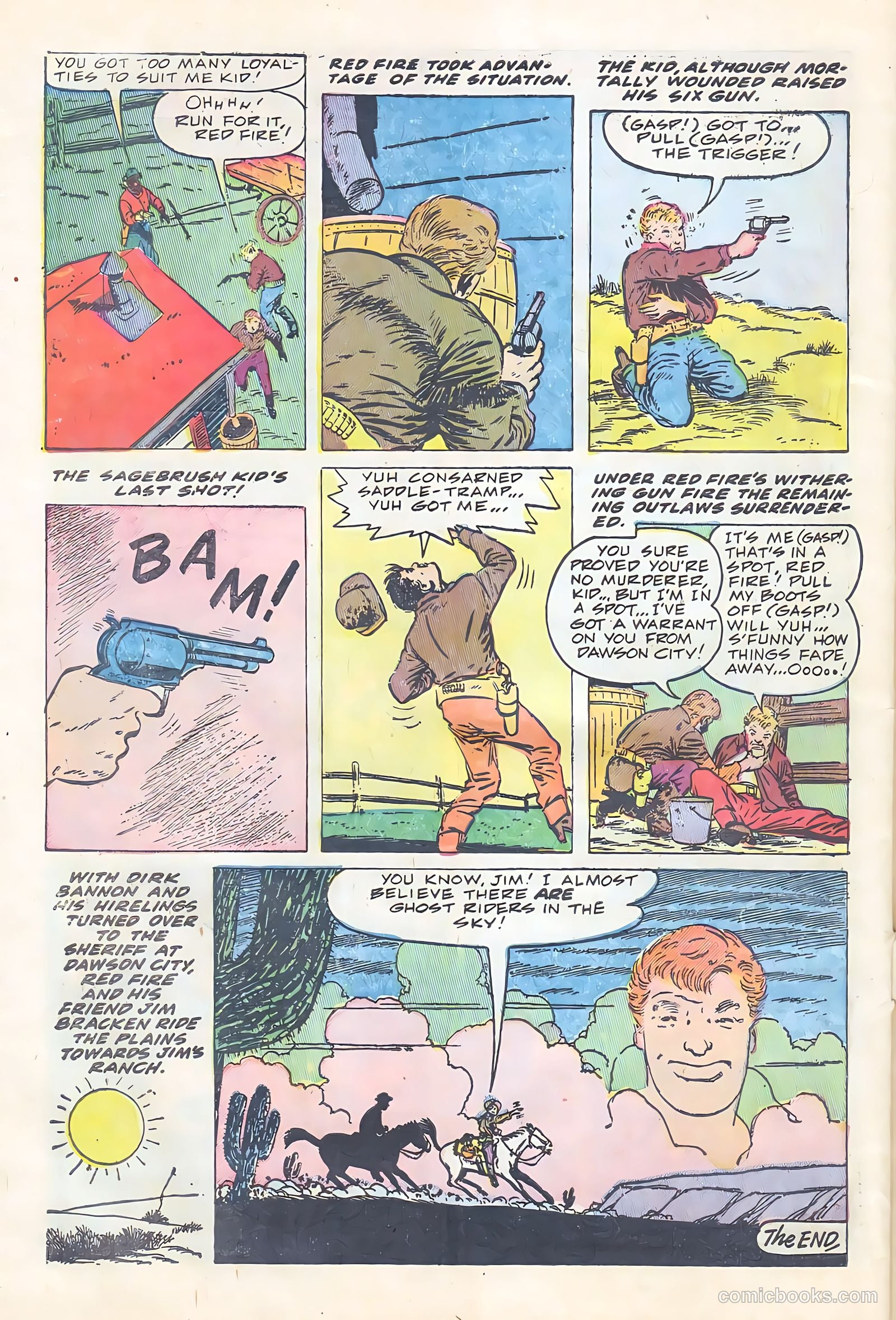 Black Diamond Western #59 (1955) — page 32 of 36