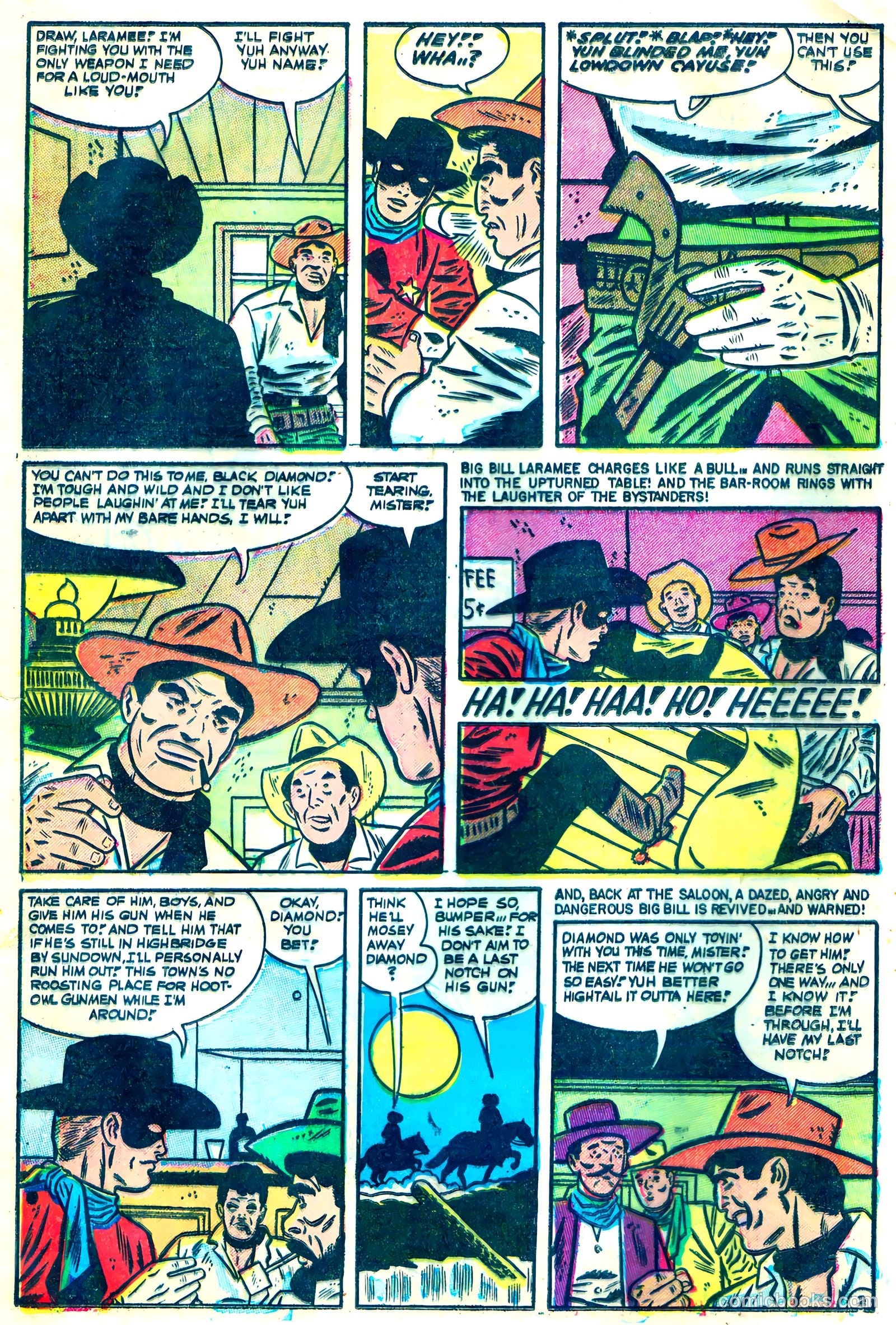 Black Diamond Western #60 (1956) — page 21 of 37