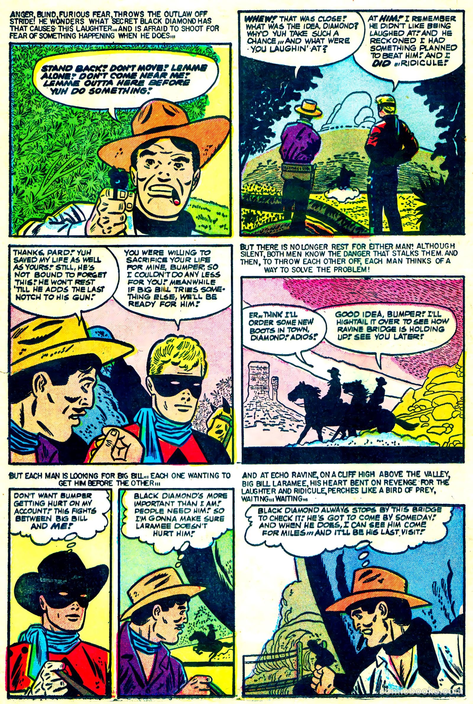 Black Diamond Western #60 (1956) — page 23 of 37