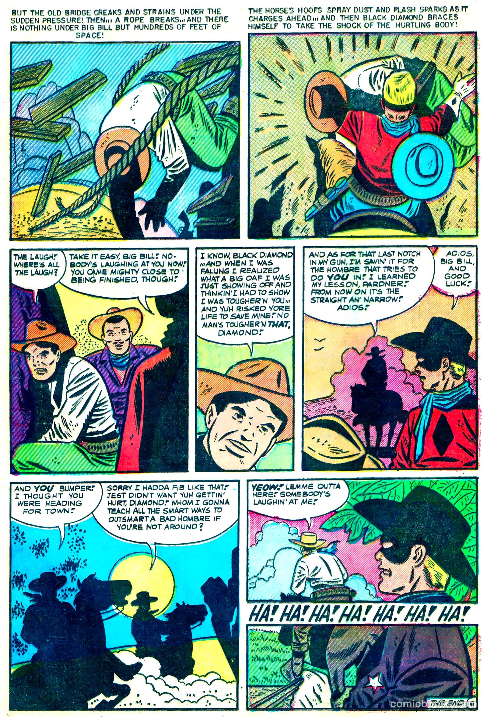 Black Diamond Western #60 (1956) — page 25 of 37