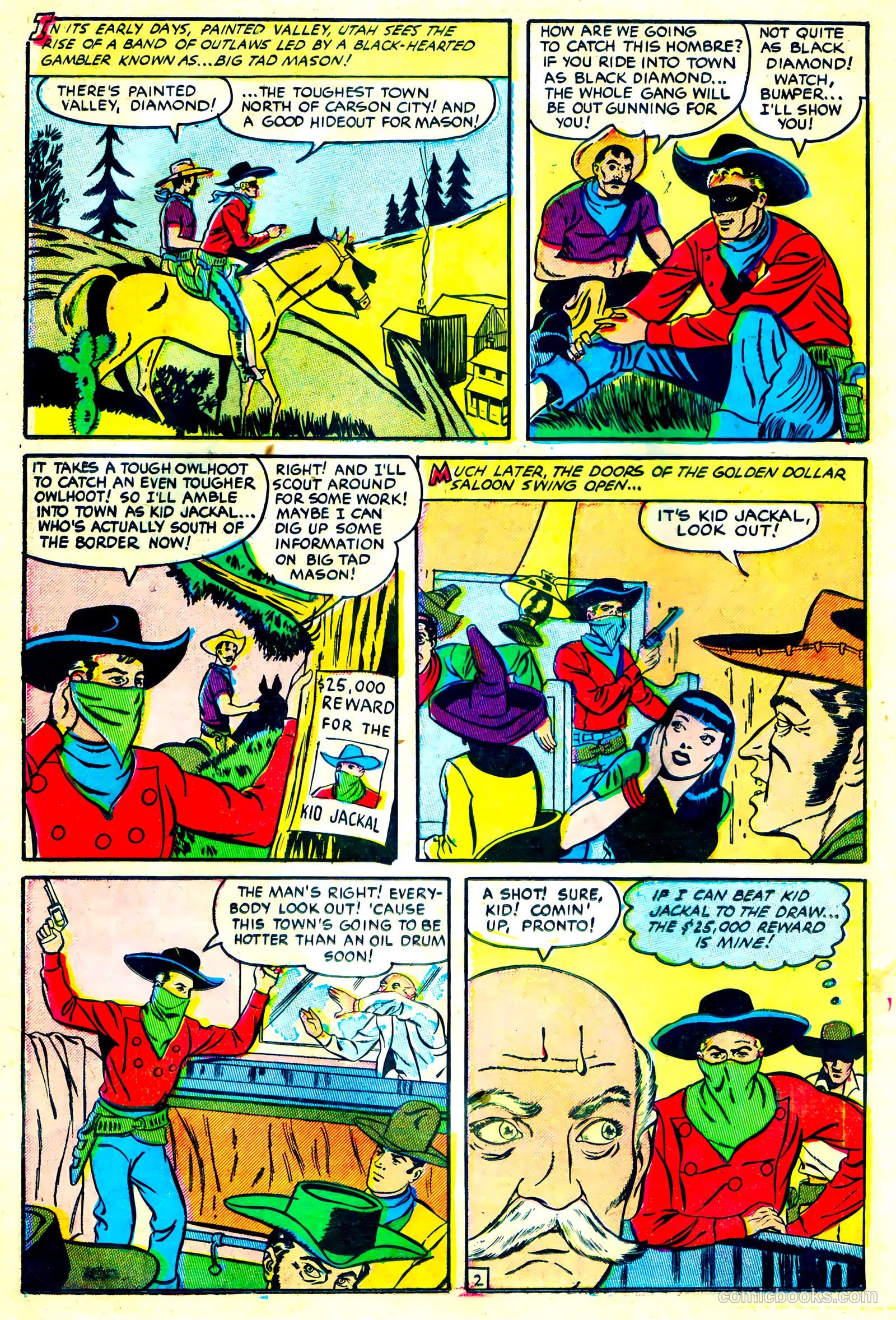 Black Diamond Western #60 (1956) — page 27 of 37