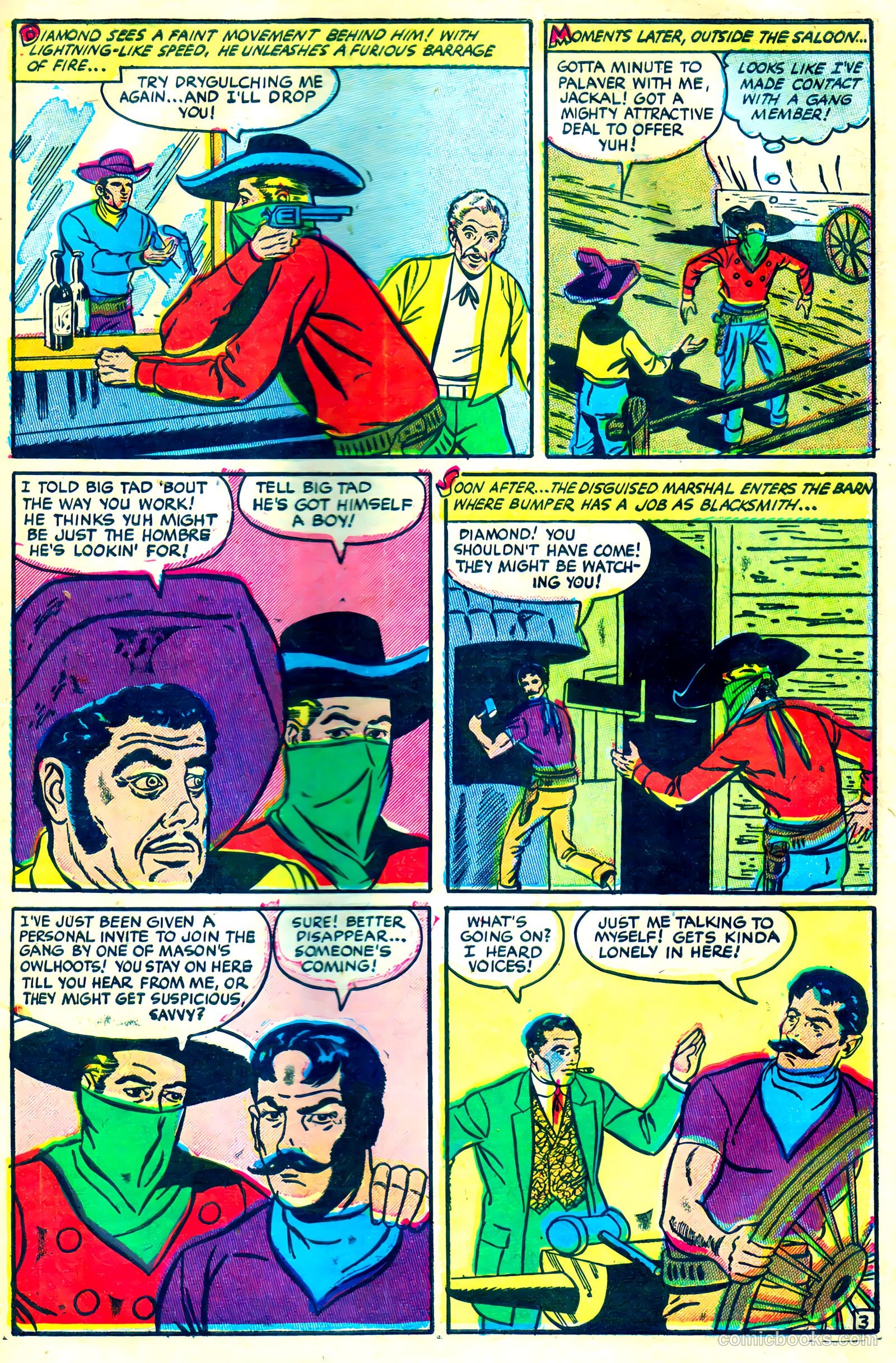 Black Diamond Western #60 (1956) — page 28 of 37