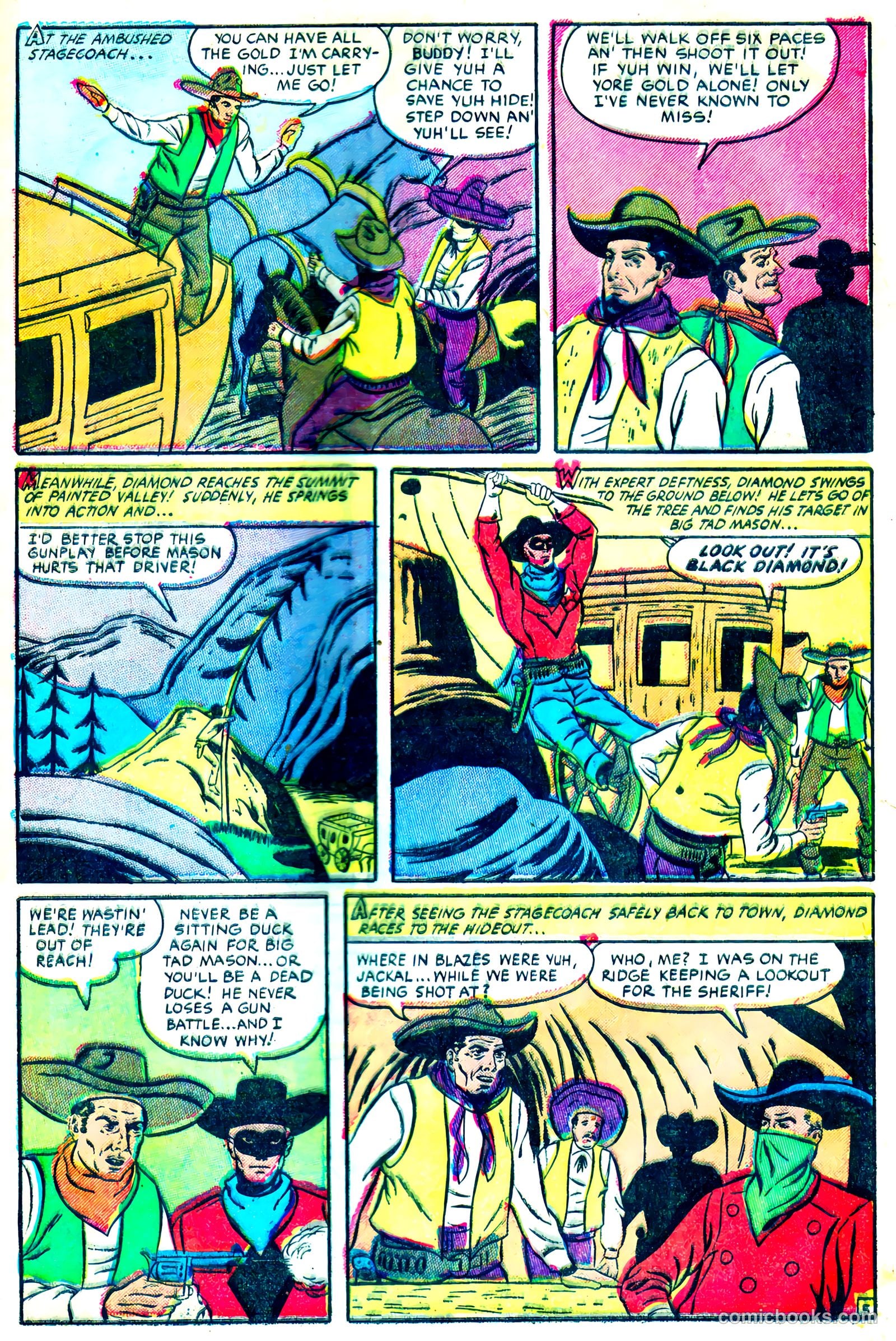 Black Diamond Western #60 (1956) — page 30 of 37