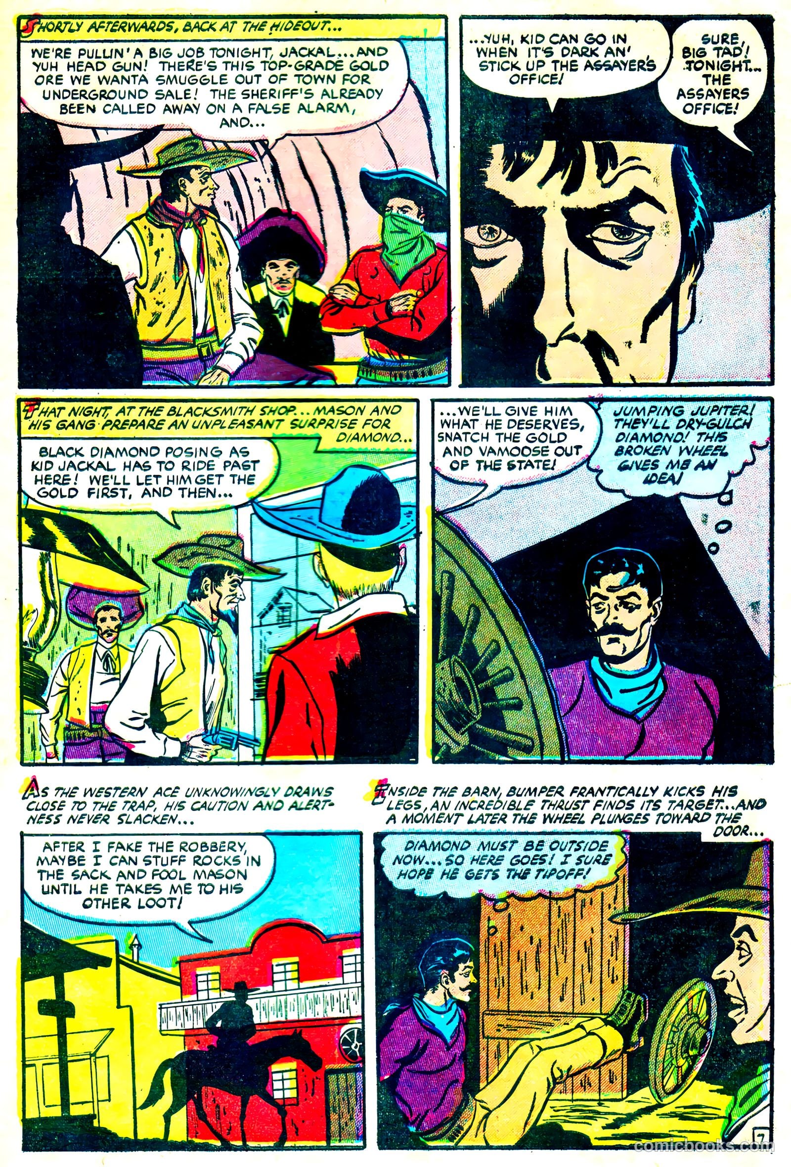 Black Diamond Western #60 (1956) — page 32 of 37