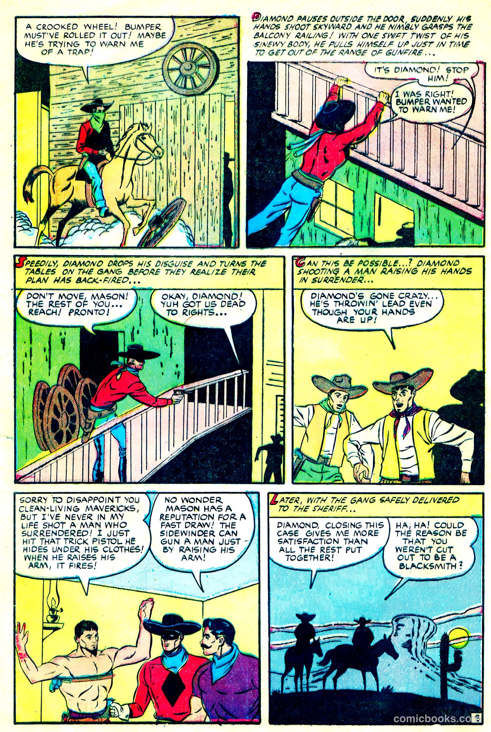 Black Diamond Western #60 (1956) — page 33 of 37