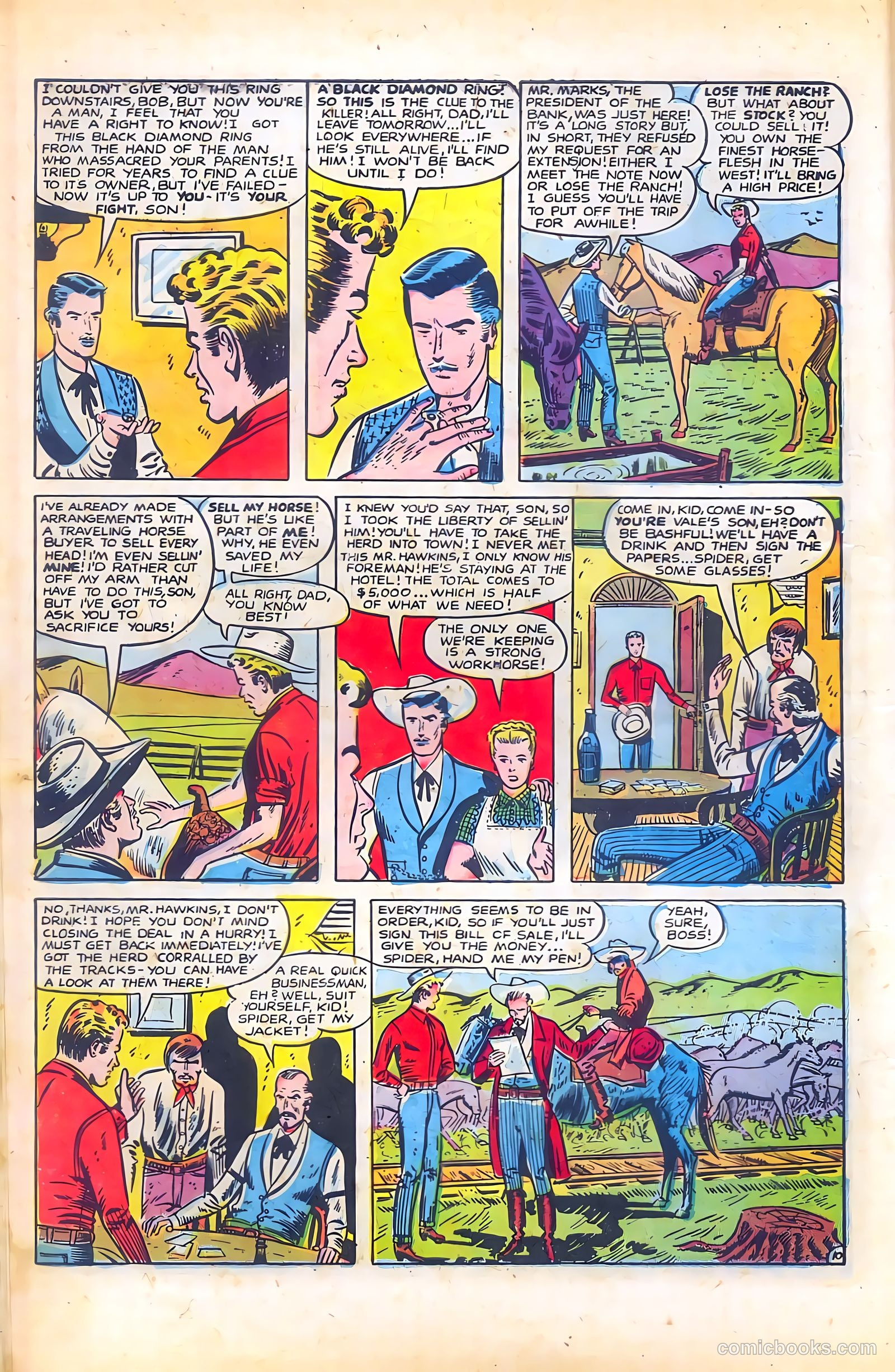 Black Diamond Western #9 (1949) — page 12 of 51