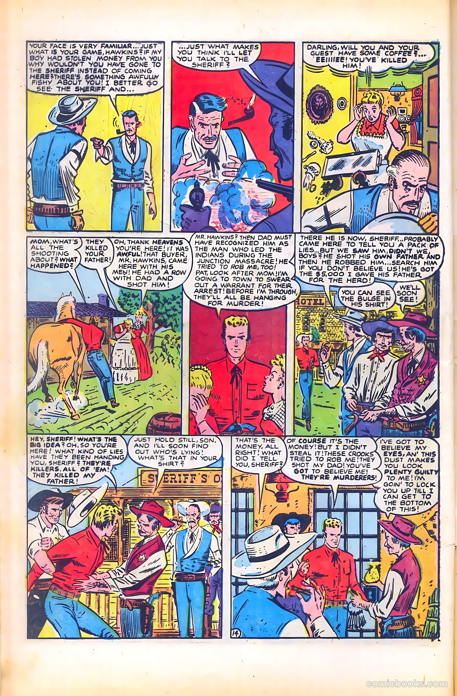 Black Diamond Western #9 (1949) — page 16 of 51