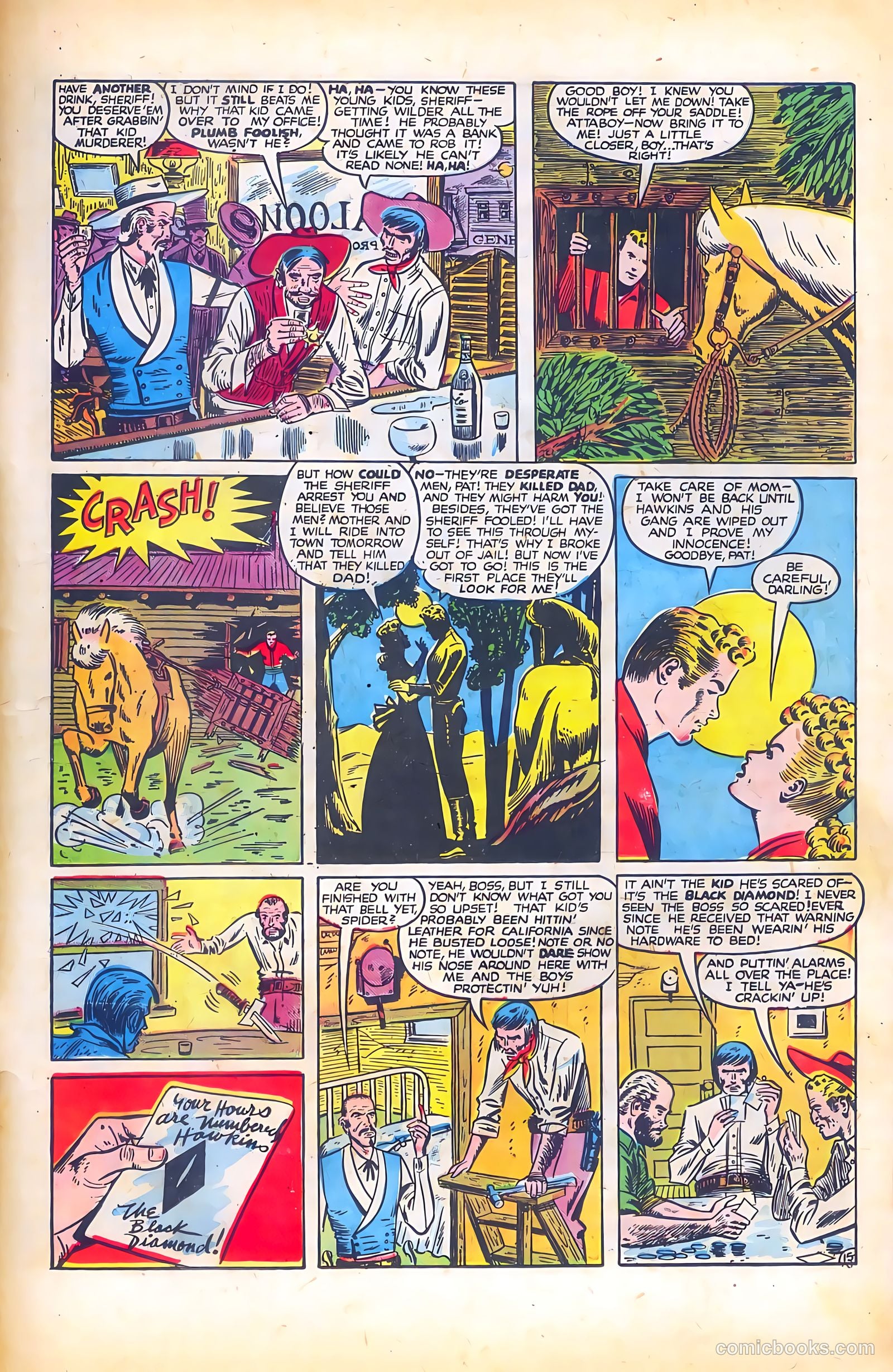 Black Diamond Western #9 (1949) — page 17 of 51