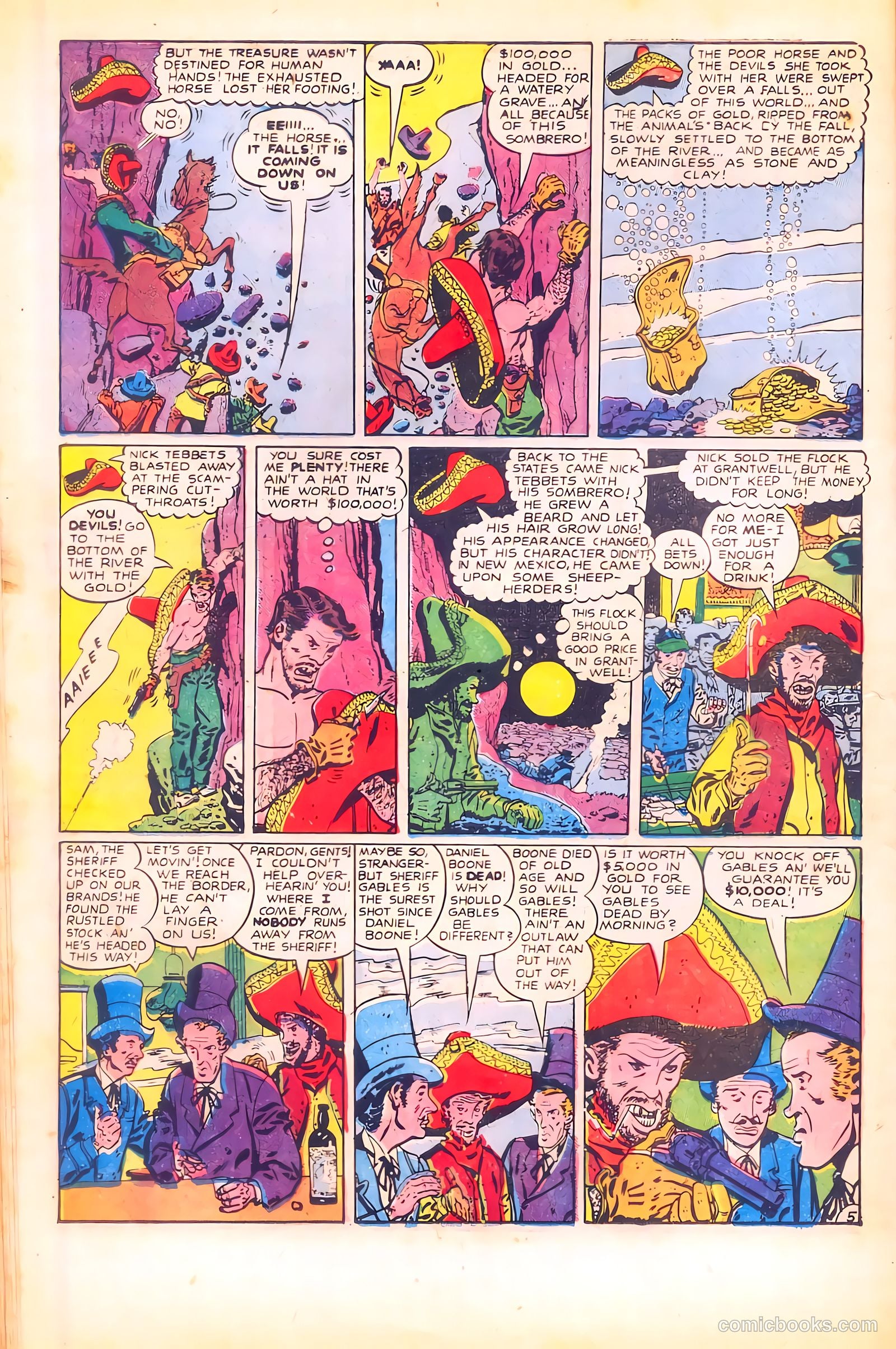 Black Diamond Western #9 (1949) — page 33 of 51