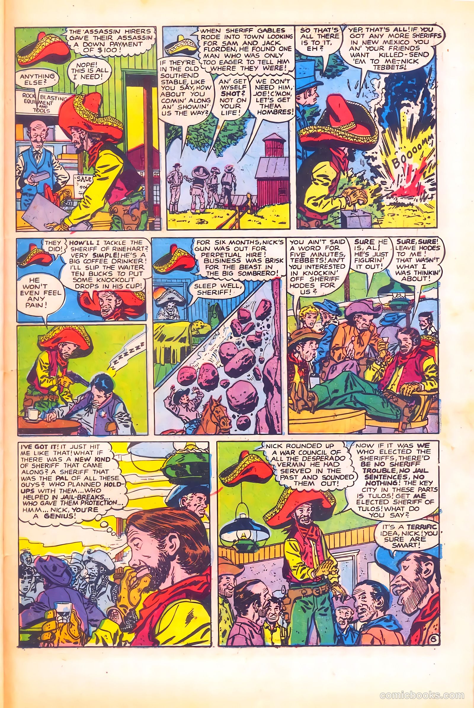 Black Diamond Western #9 (1949) — page 34 of 51