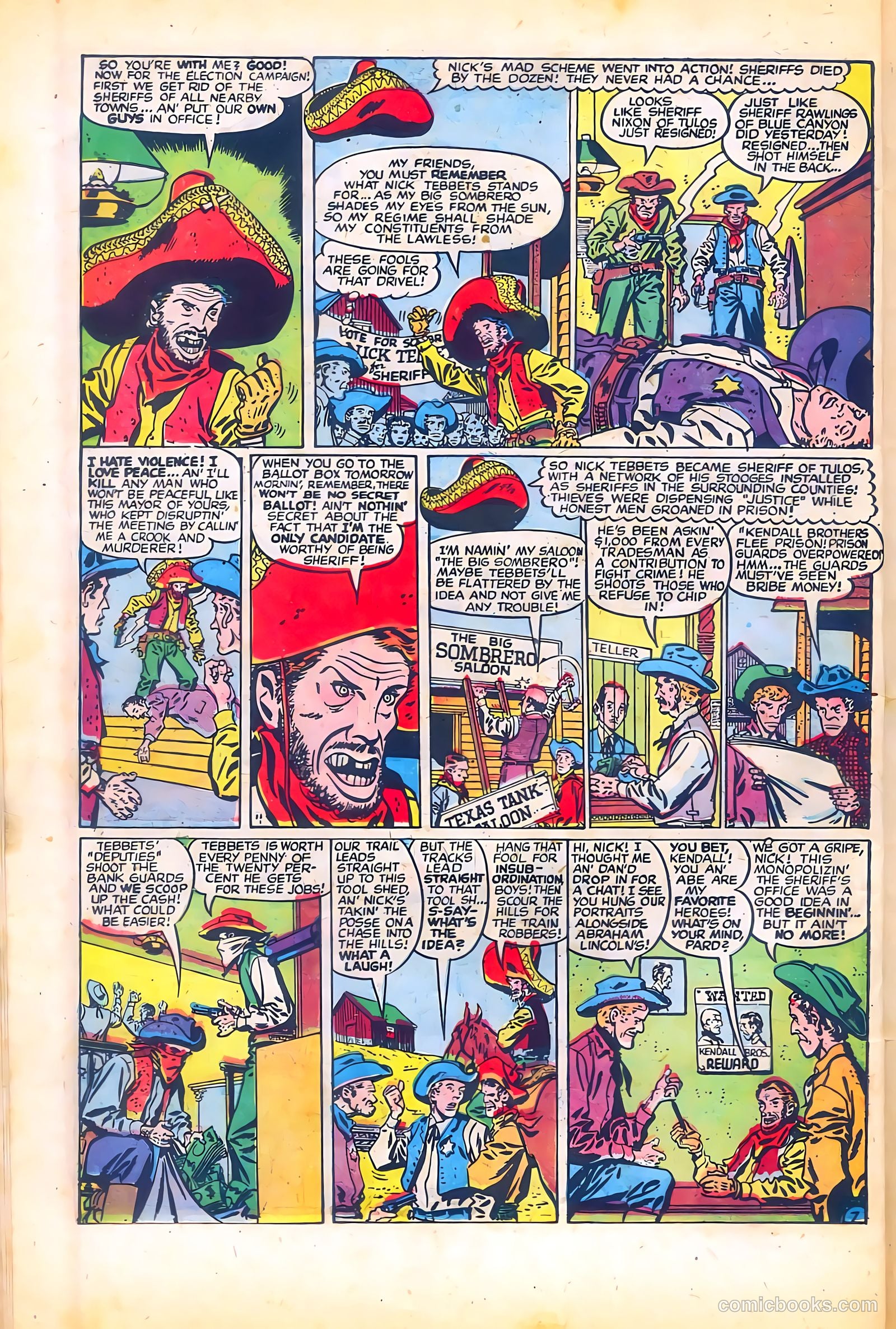 Black Diamond Western #9 (1949) — page 35 of 51
