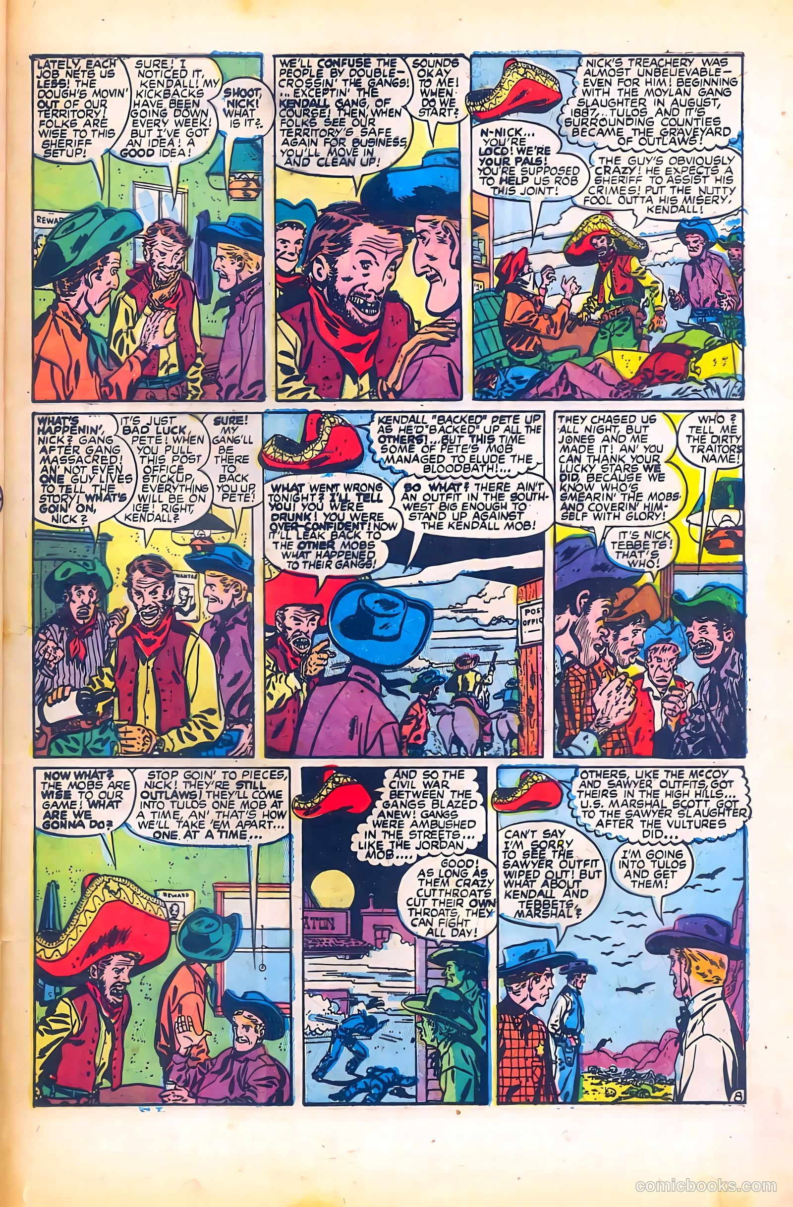 Black Diamond Western #9 (1949) — page 36 of 51