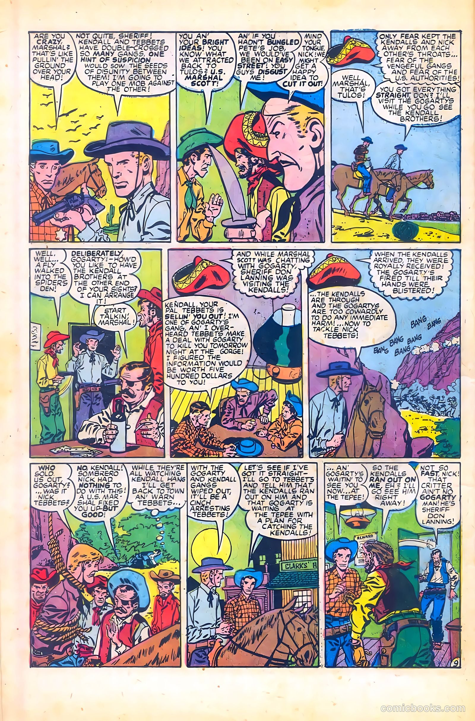 Black Diamond Western #9 (1949) — page 37 of 51