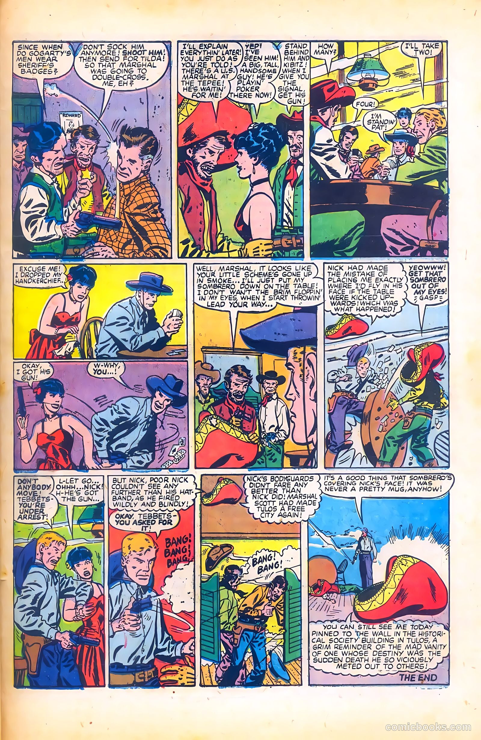 Black Diamond Western #9 (1949) — page 38 of 51