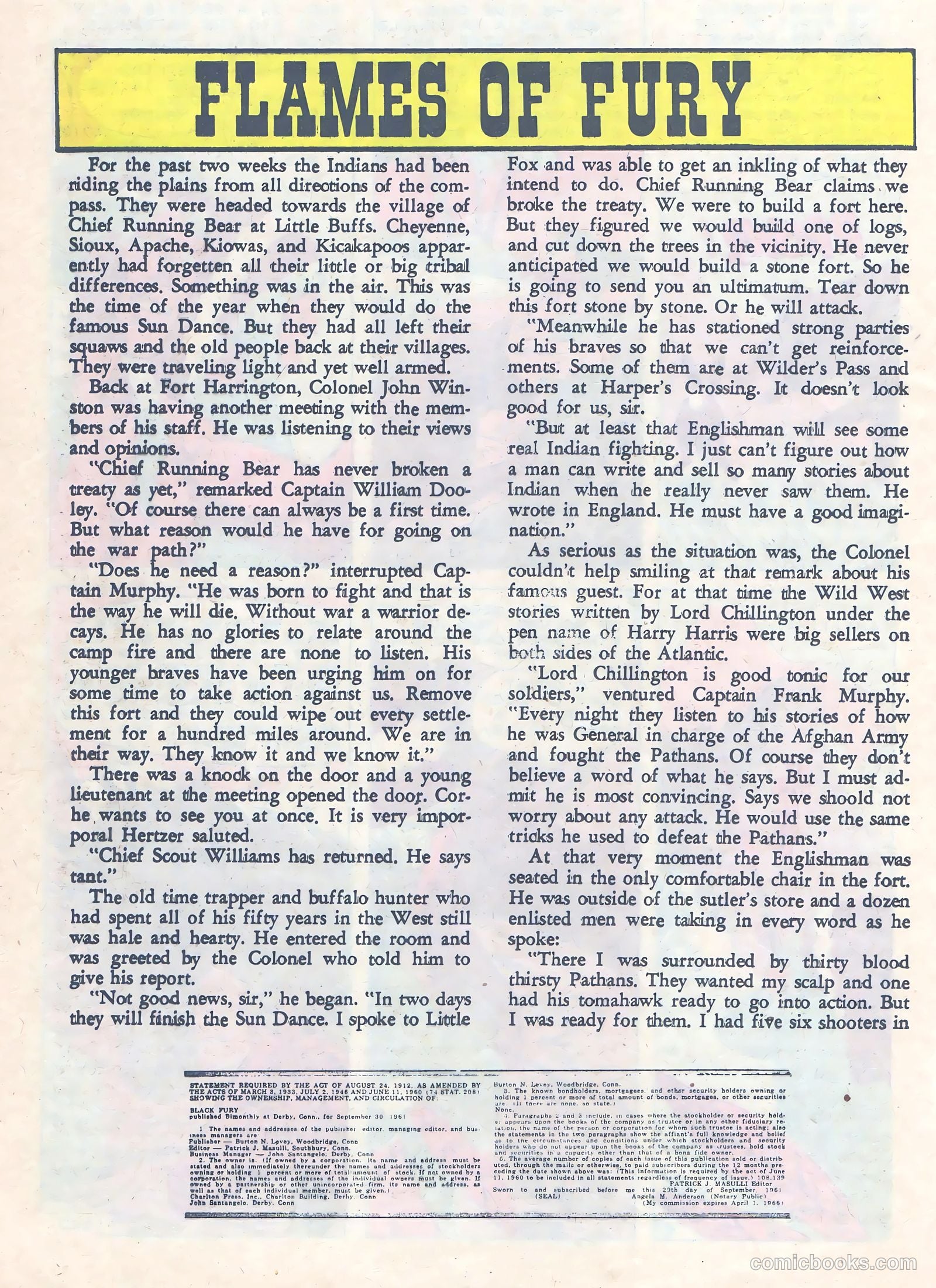 Black Fury #36 (1962) — page 20 of 36