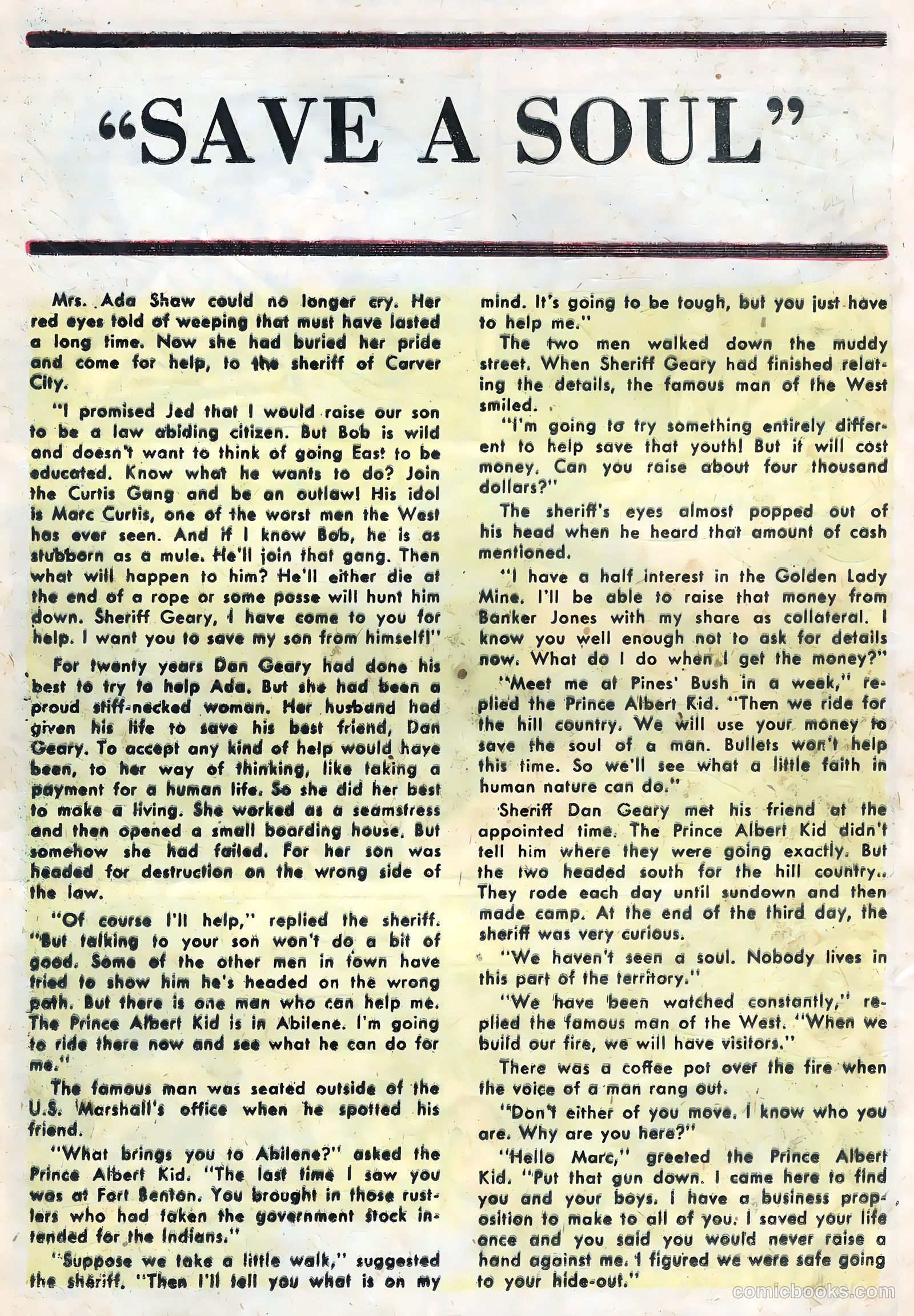Black Fury #4 (1956) — page 20 of 36
