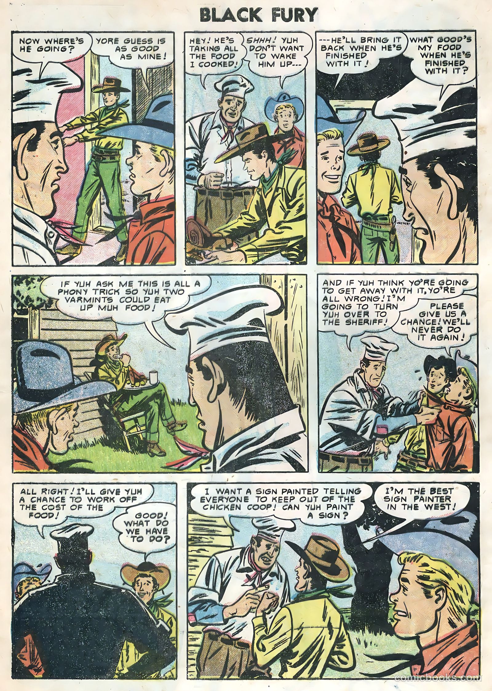 Black Fury #4 (1956) — page 32 of 36