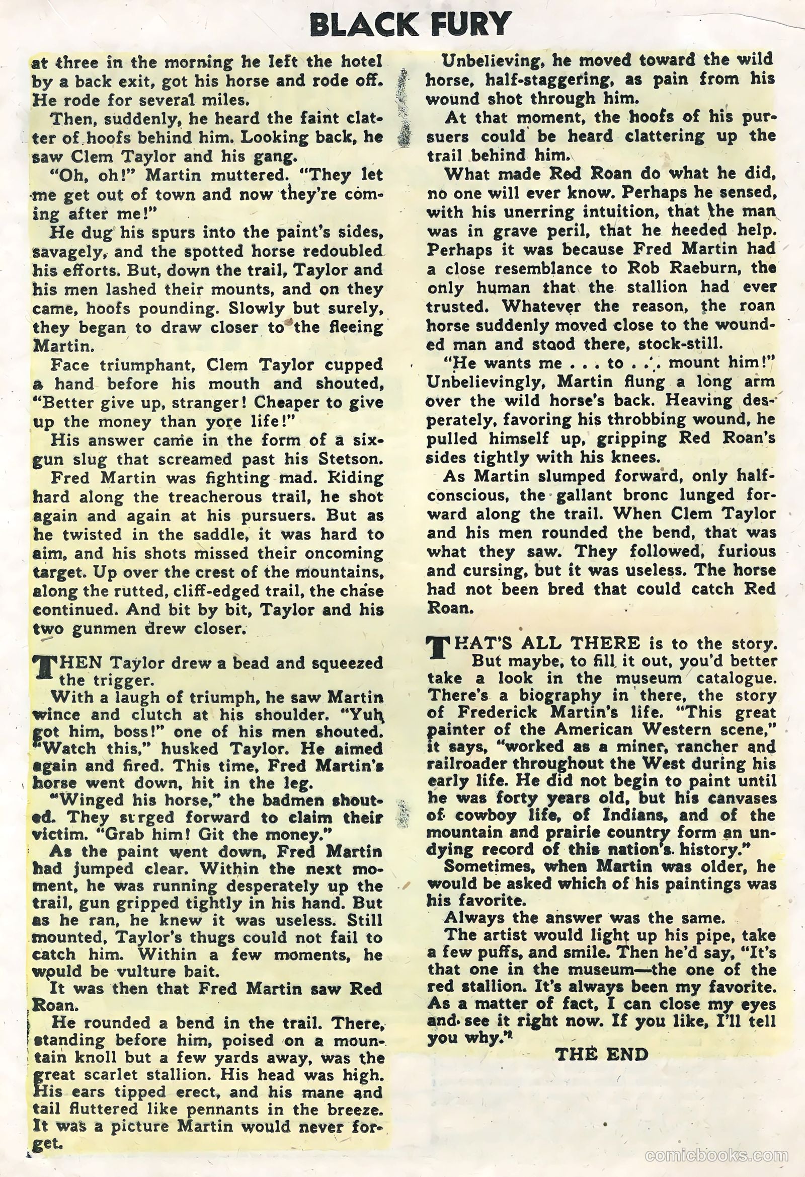 Black Fury #5 (1956) — page 21 of 36
