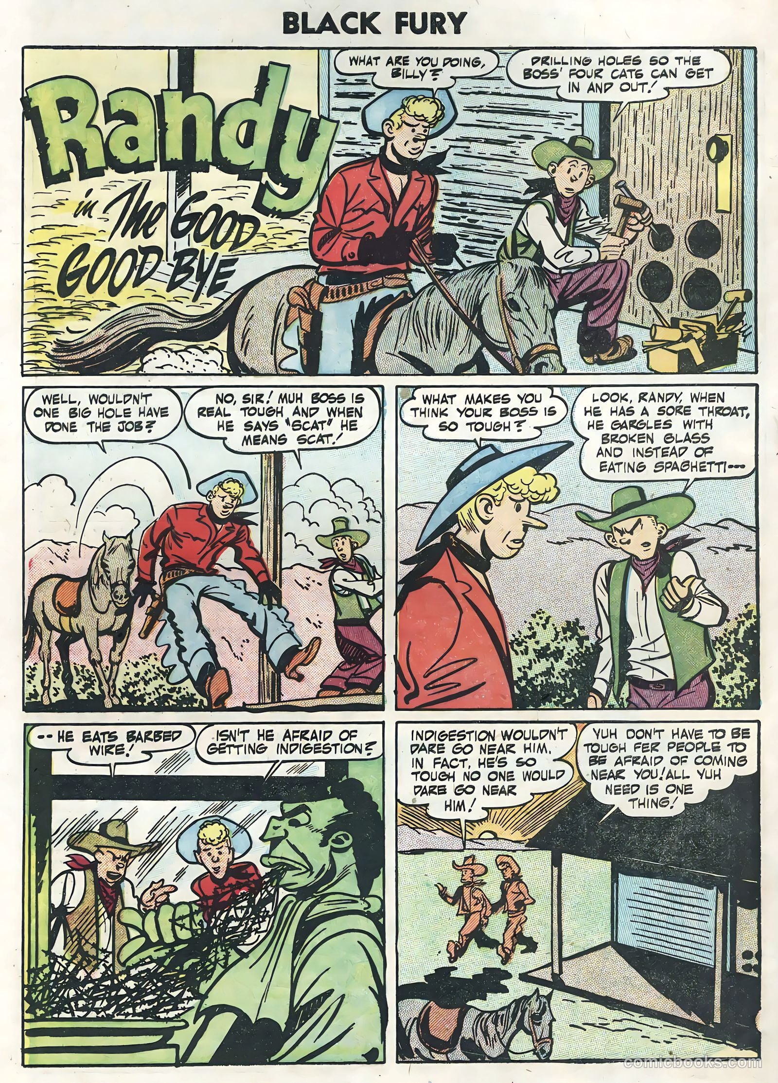 Black Fury #5 (1956) — page 32 of 36