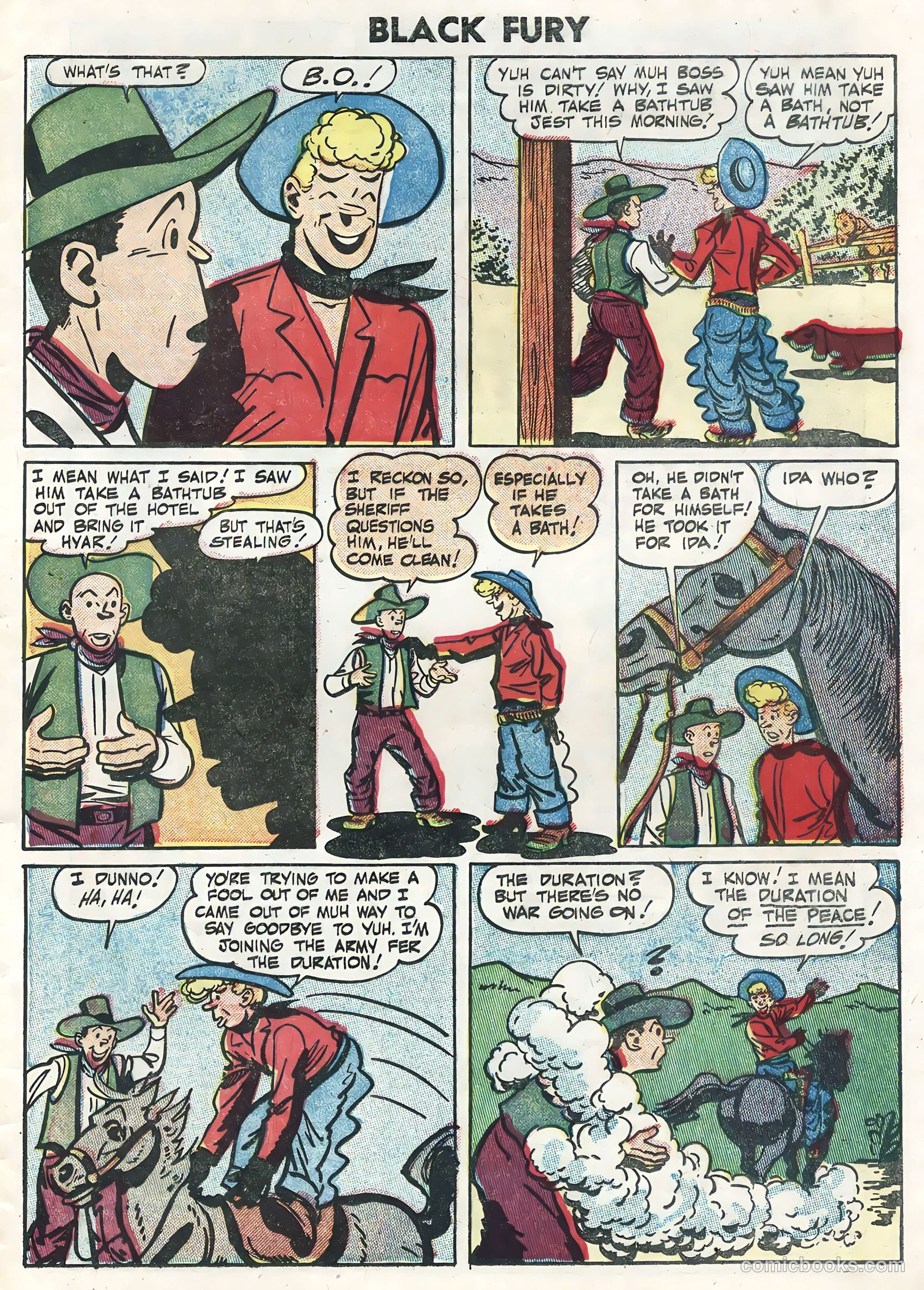 Black Fury #5 (1956) — page 33 of 36