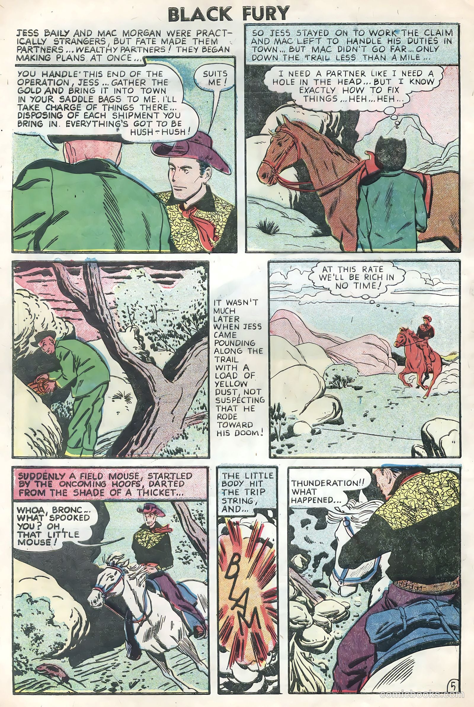 Black Fury #7 (1956) — page 32 of 36