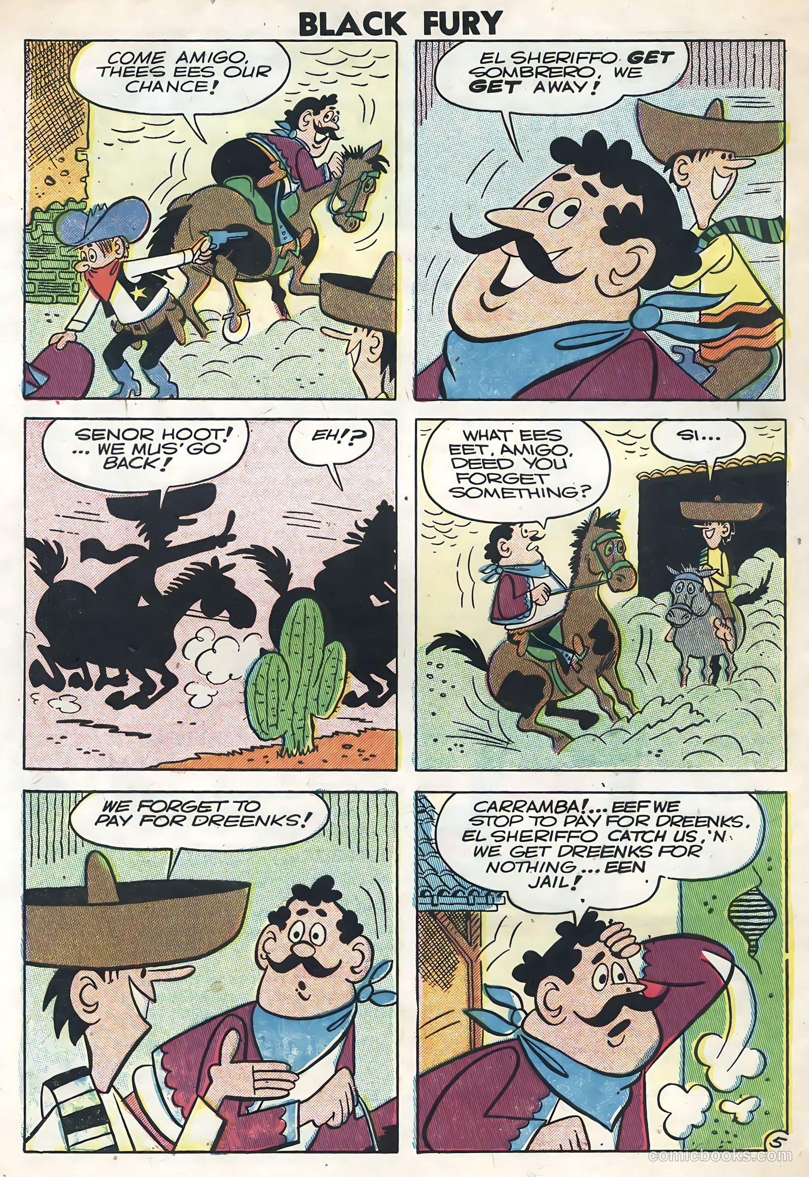 Black Fury #8 (1957) — page 32 of 36