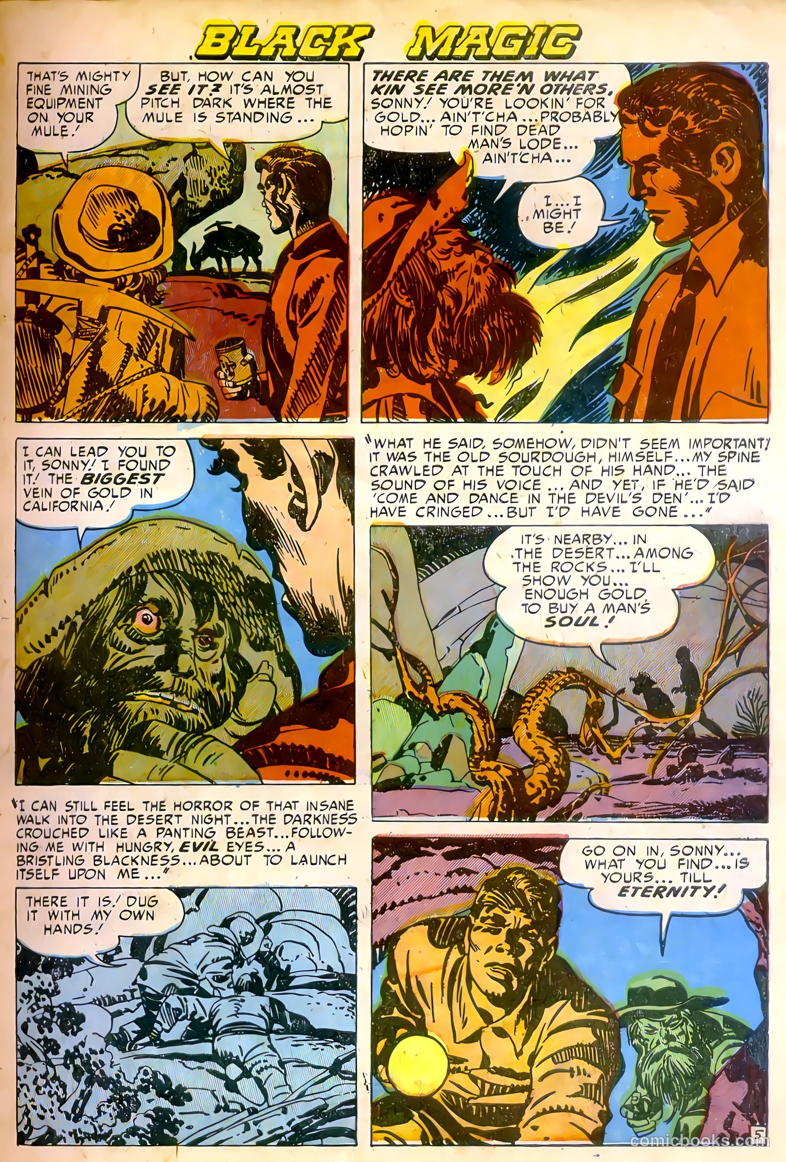Black Magic Comics #10 (1952) — page 7 of 44