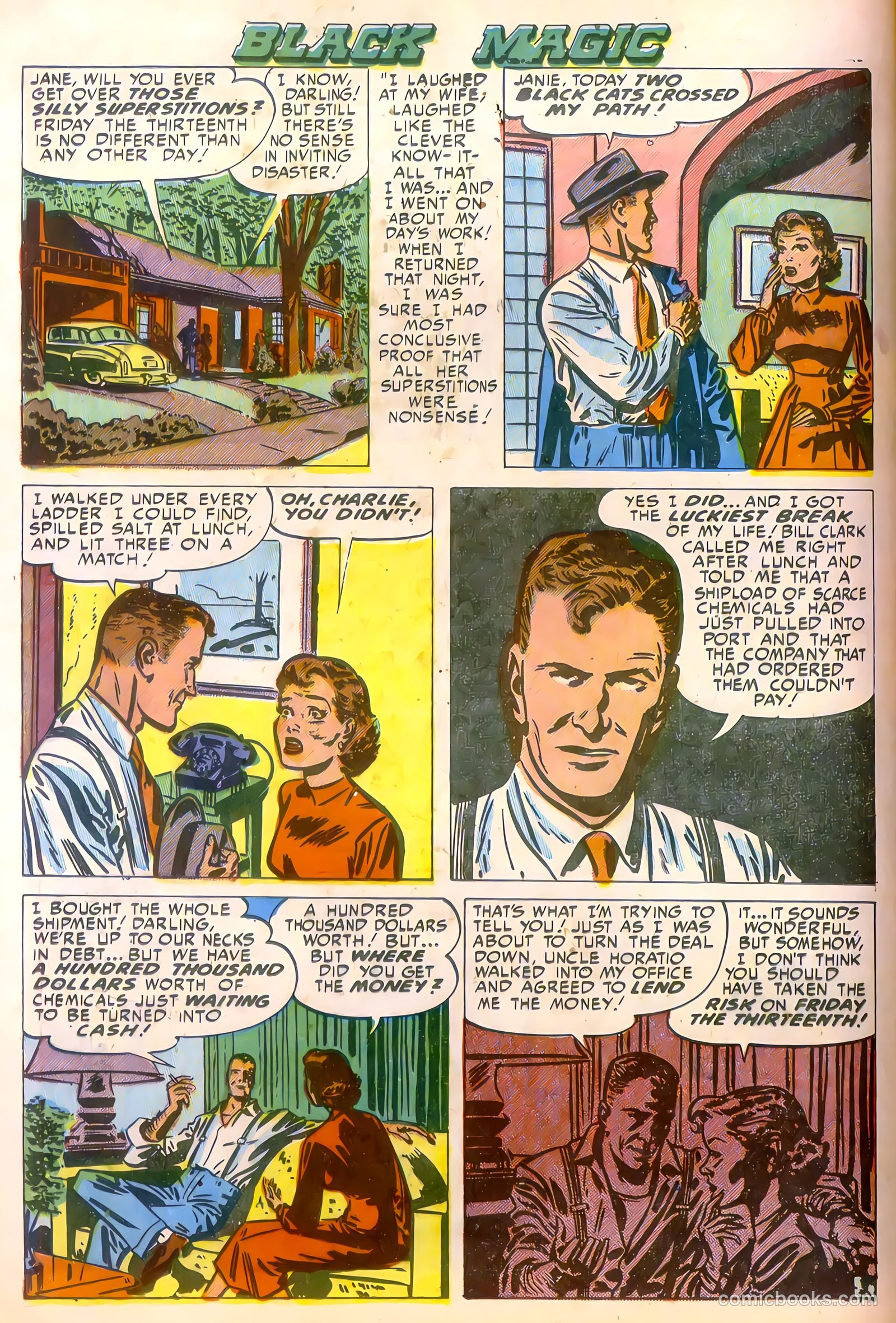 Black Magic Comics #10 (1952) — page 22 of 44
