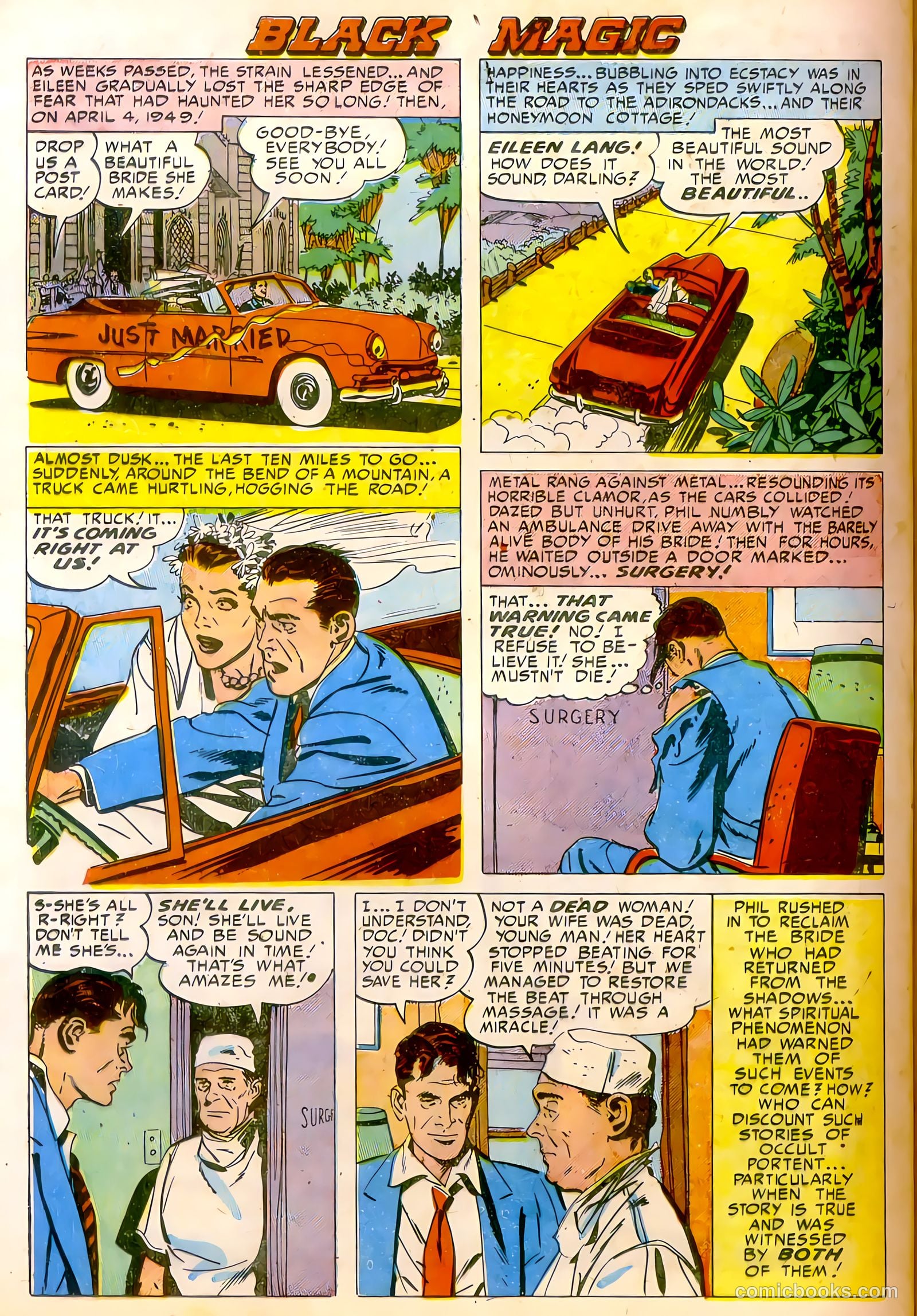 Black Magic Comics #10 (1952) — page 32 of 44